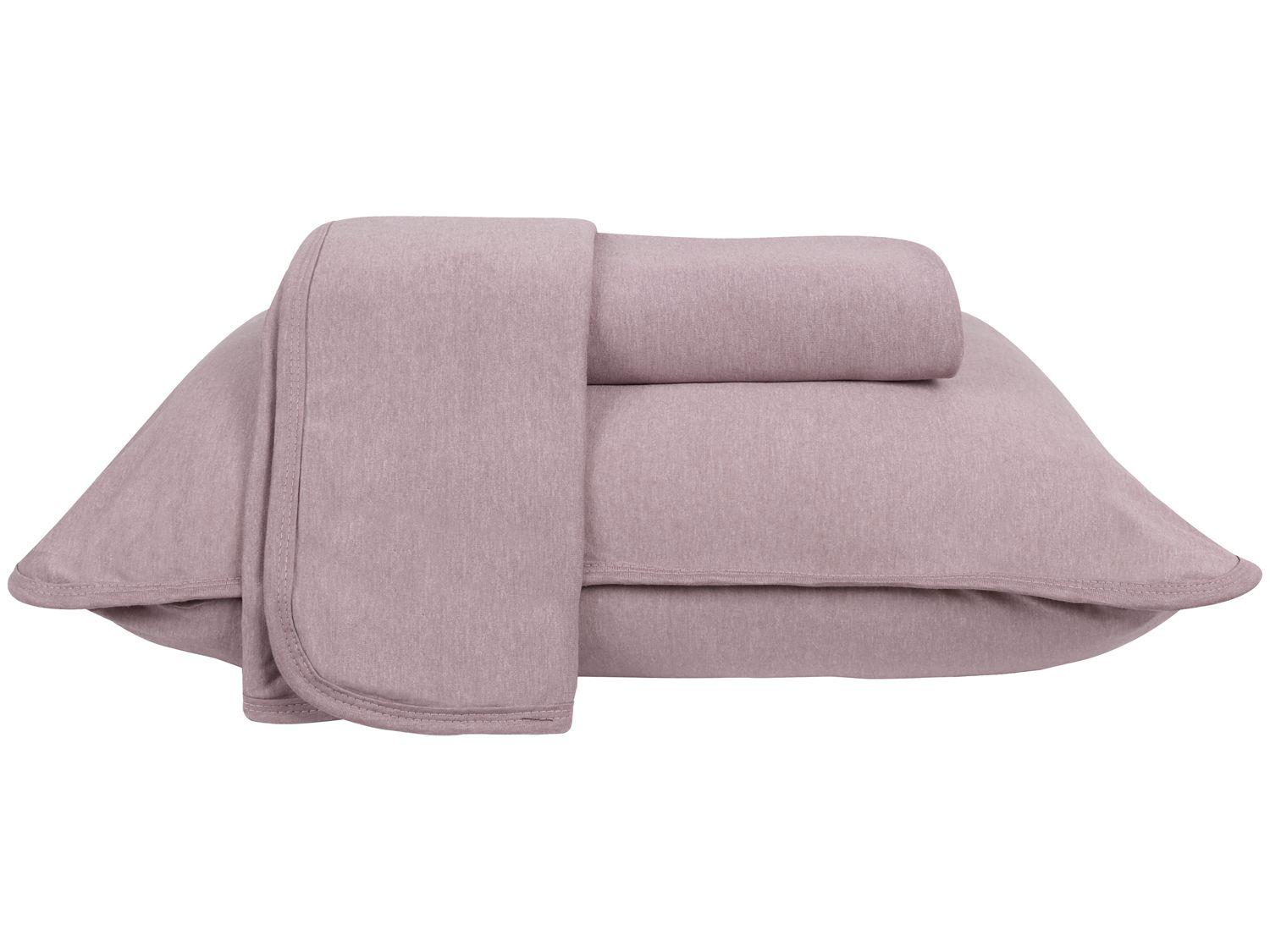 Jogo de Cama Queen Atlântica Mescla Urban Rosa Escuro 3 Peças