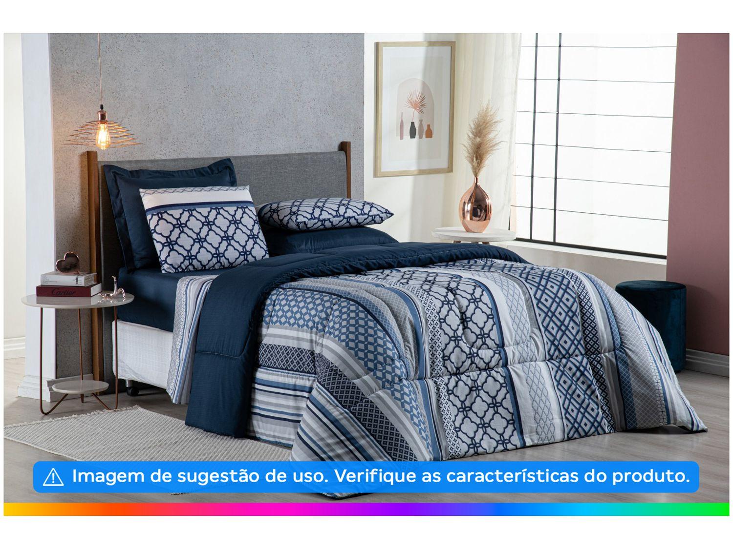 Jogo de Cama Queen Hypercal Marcelino Textil 400 Fios Magic Athenas ...