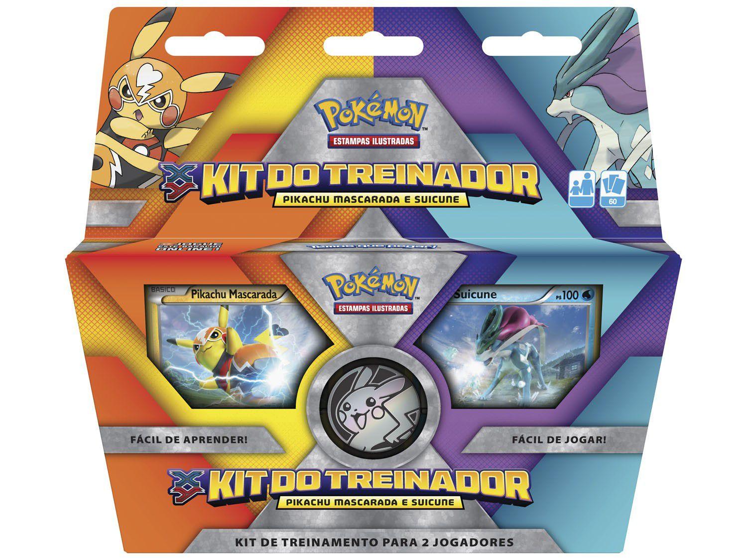 Jogo de Cartas Pokémon Estampas Ilustradas - Kit do 