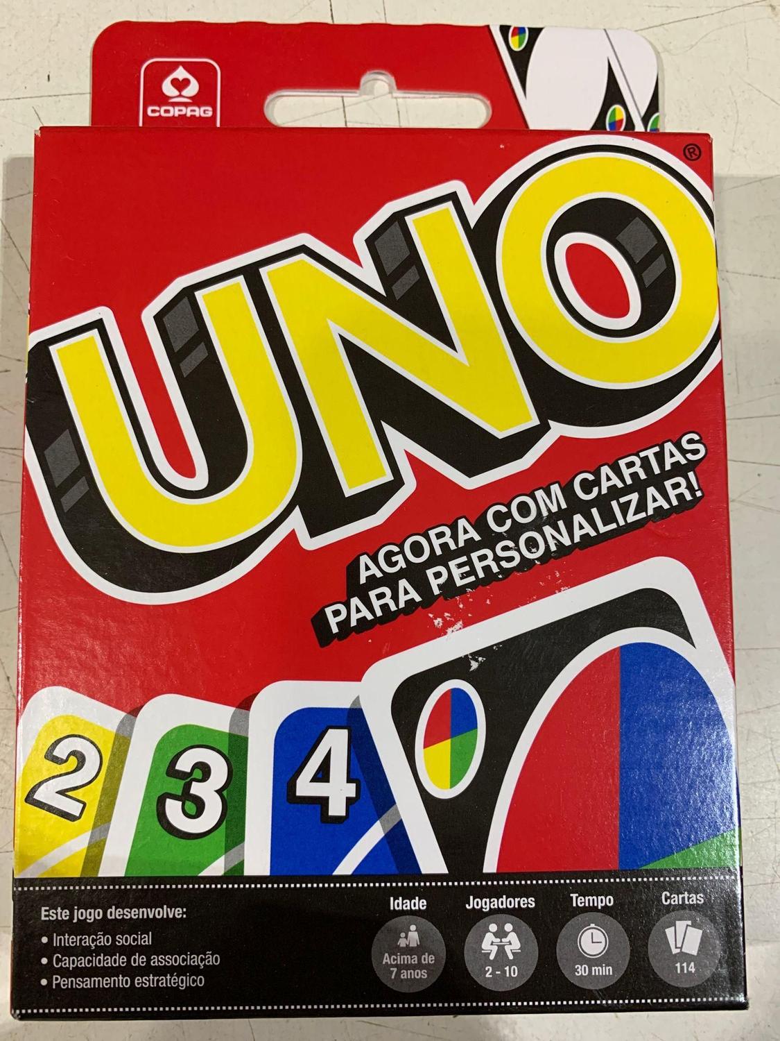 Jogo de Cartas Uno - Jogo de Cartas Uno - COPAG