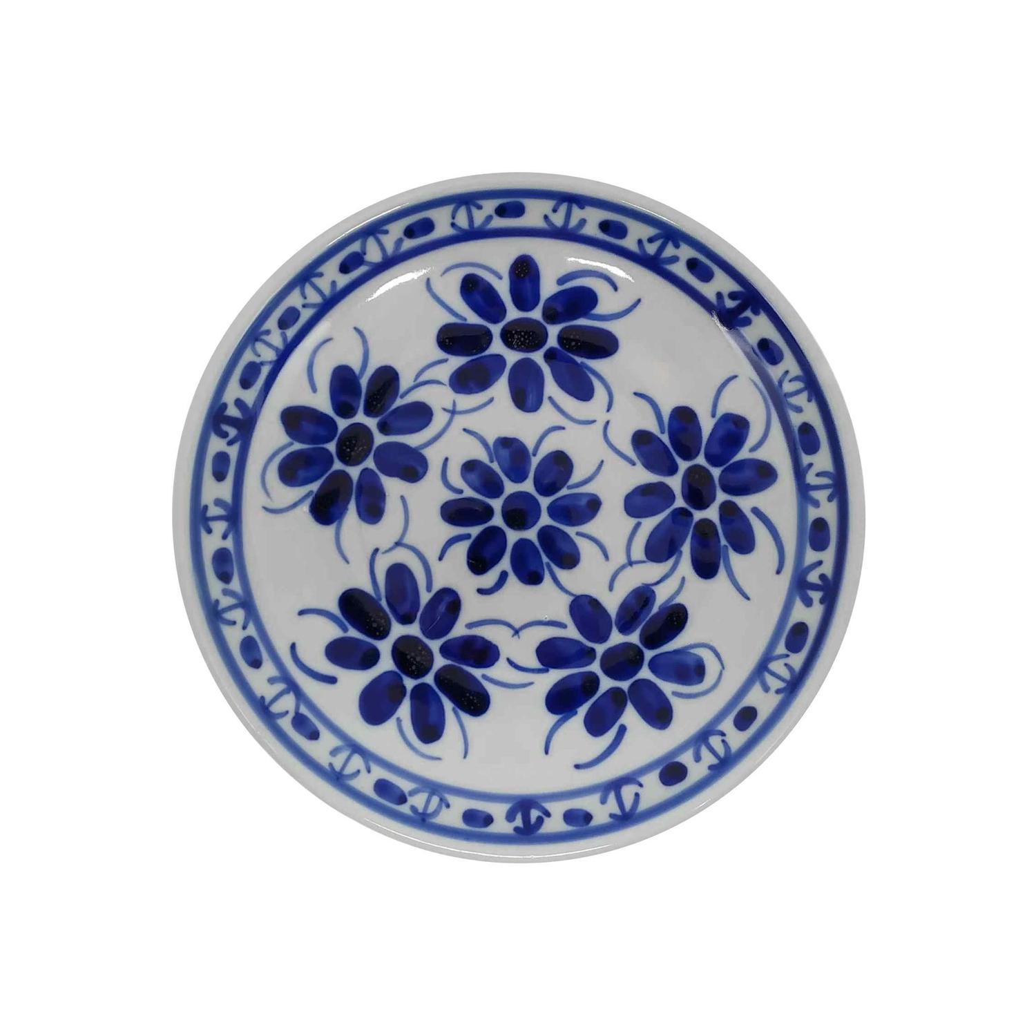 Jogo de Travessas em Porcelana Azul Colonial 4 peças, Compre Online