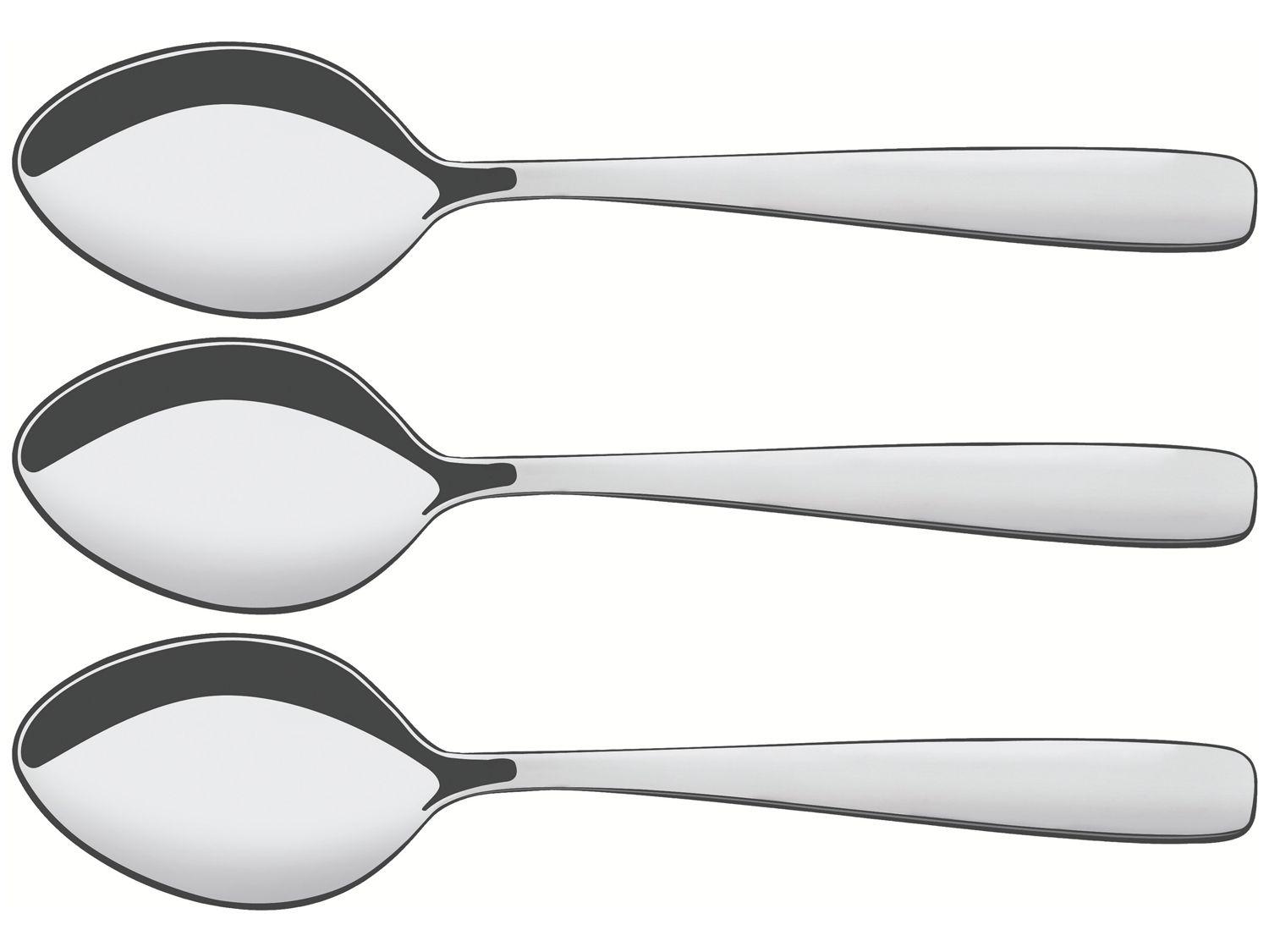 Jogo de Colher Aço Inox Tramontina Amazonas 3 Peças