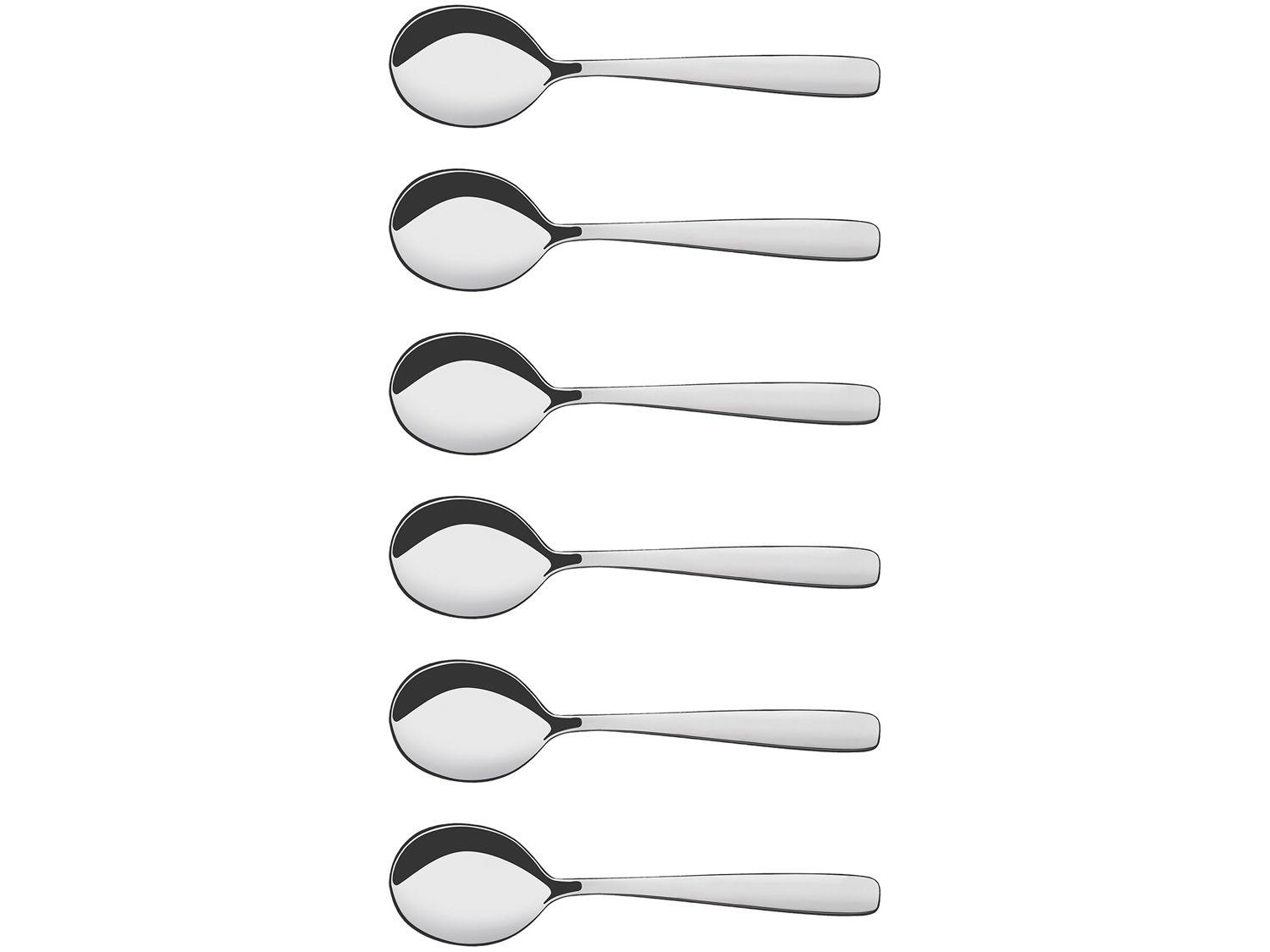 Jogo de Colher Aço Inox Tramontina Amazonas 6 Peças