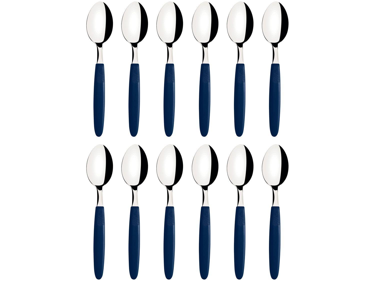 Jogo de Colher Tramontina Ipanema Azul 12 Peças