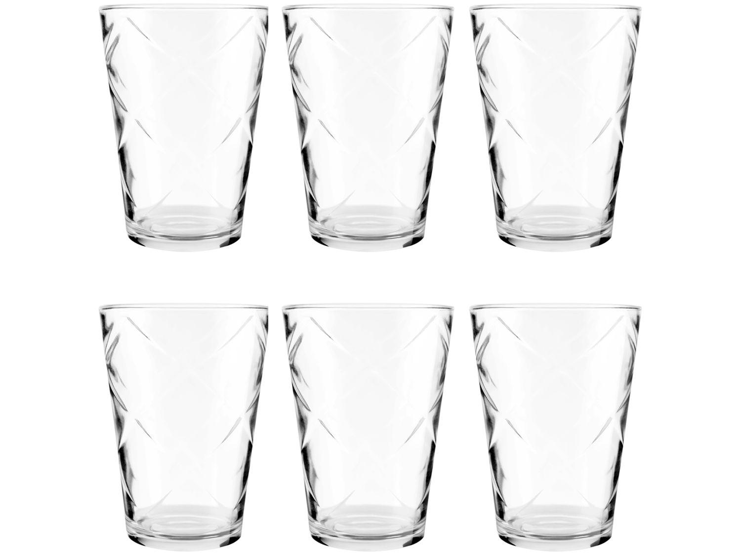 Jogo de Copos de Vidro 265ml 6 Peças