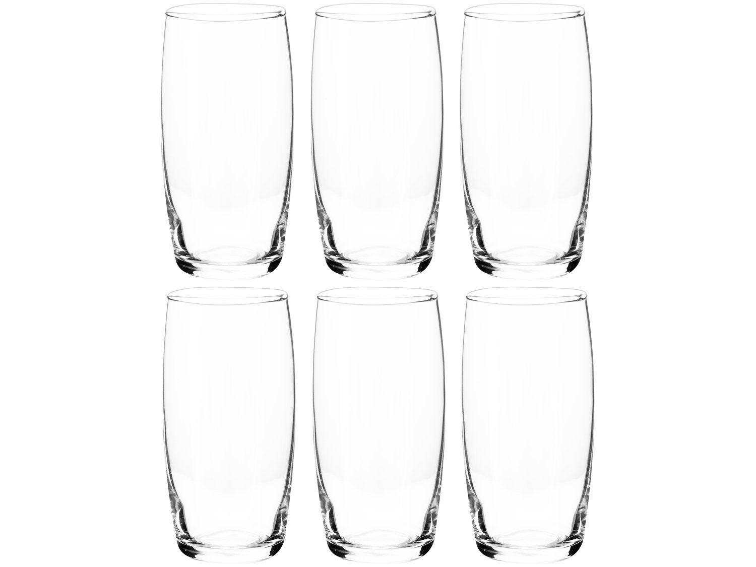 Jogo de Copos de Vidro 300ml 6 Peças Nadir