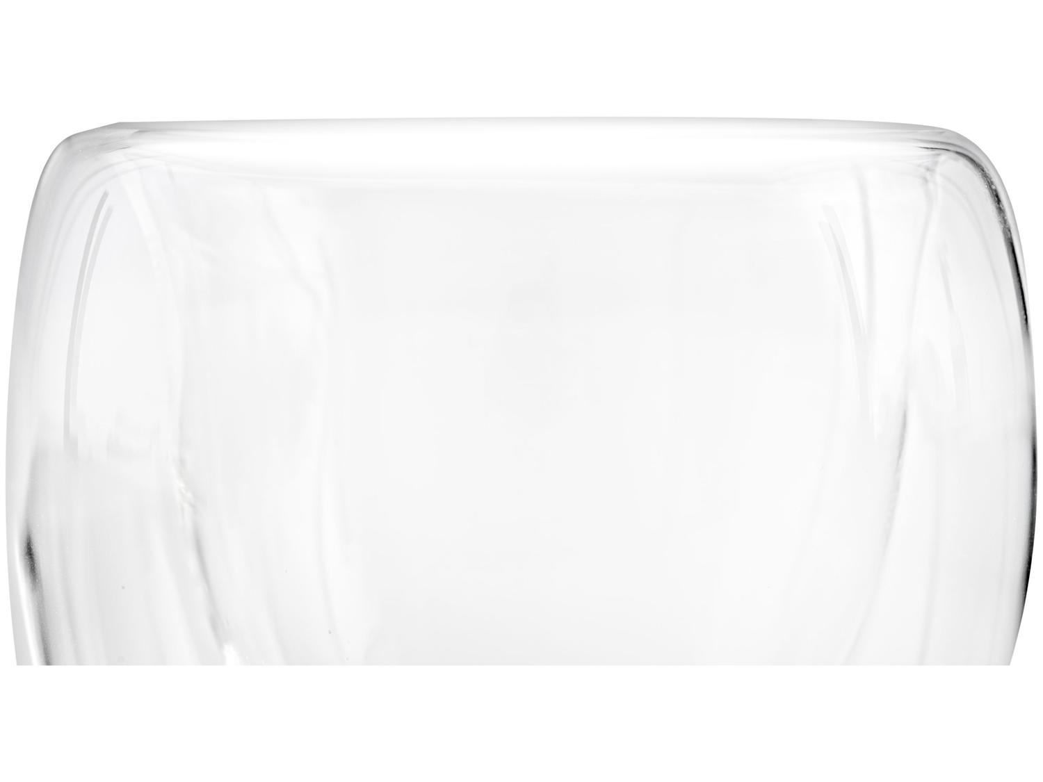 Jogo de Copos de Vidro de Café 80ml 4 Peças Nell Parede Dupla
