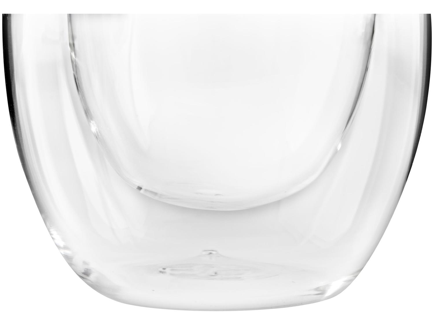Jogo de Copos de Vidro de Café 80ml 4 Peças Nell Parede Dupla
