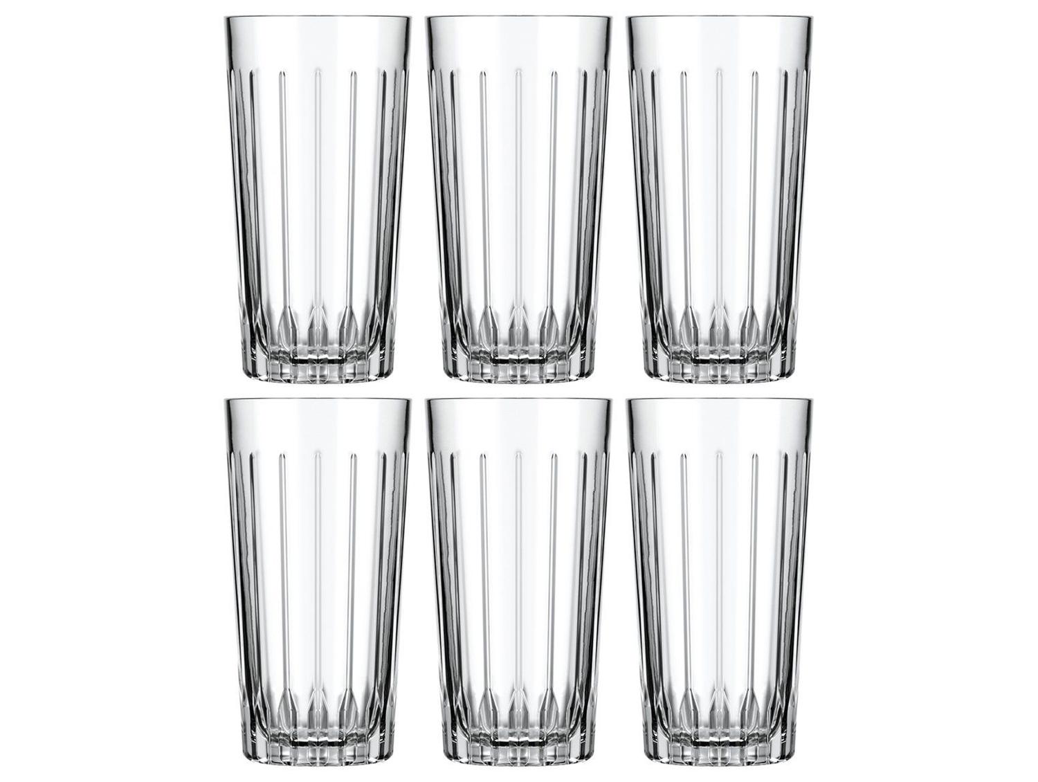 Jogo de Copos de Vidro Madrid 395ml 6 Peças Nadir