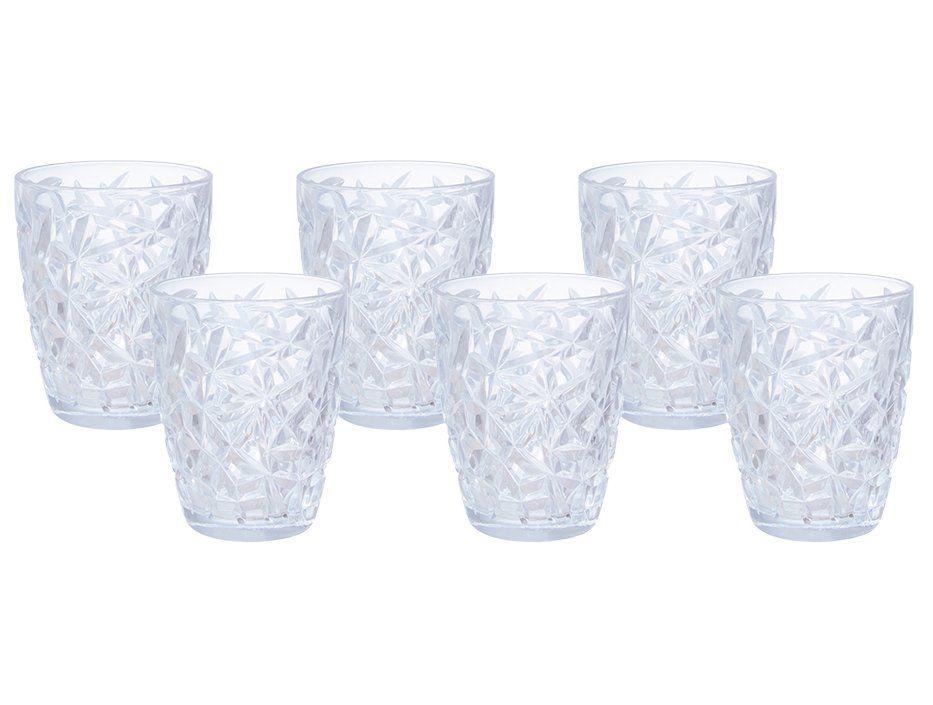 Jogo de Copos de Vidro Transparente 290ml 6 Peças Hauskraft Levante