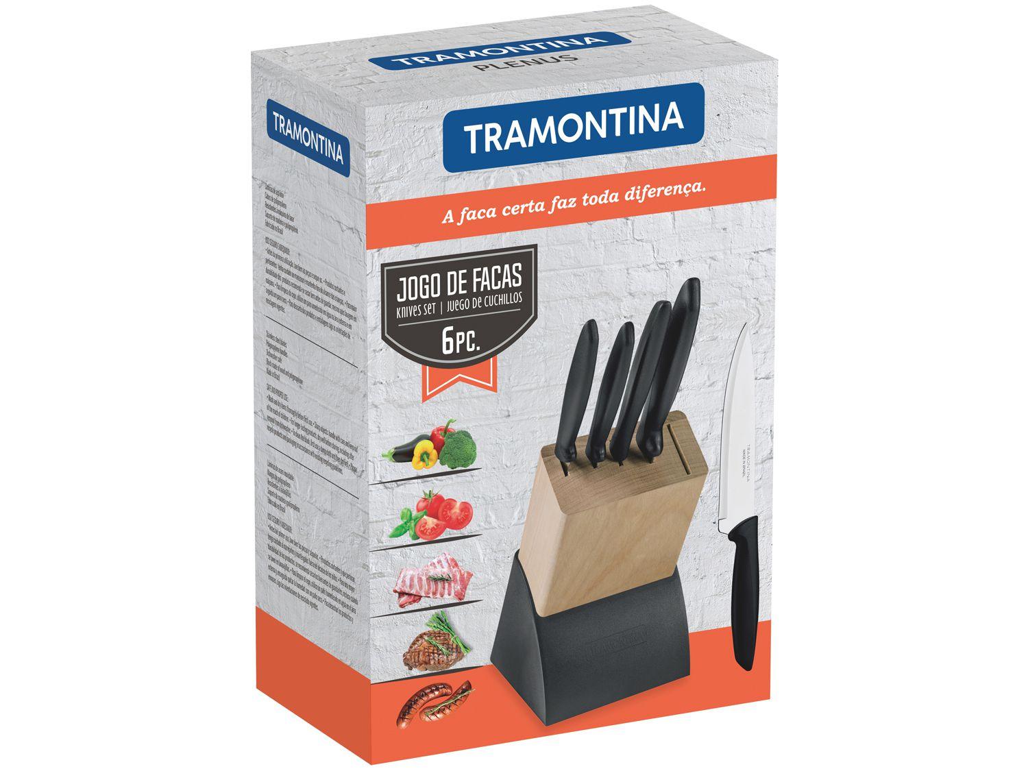 Jogo de Facas 6 PeÃ§as Tramontina