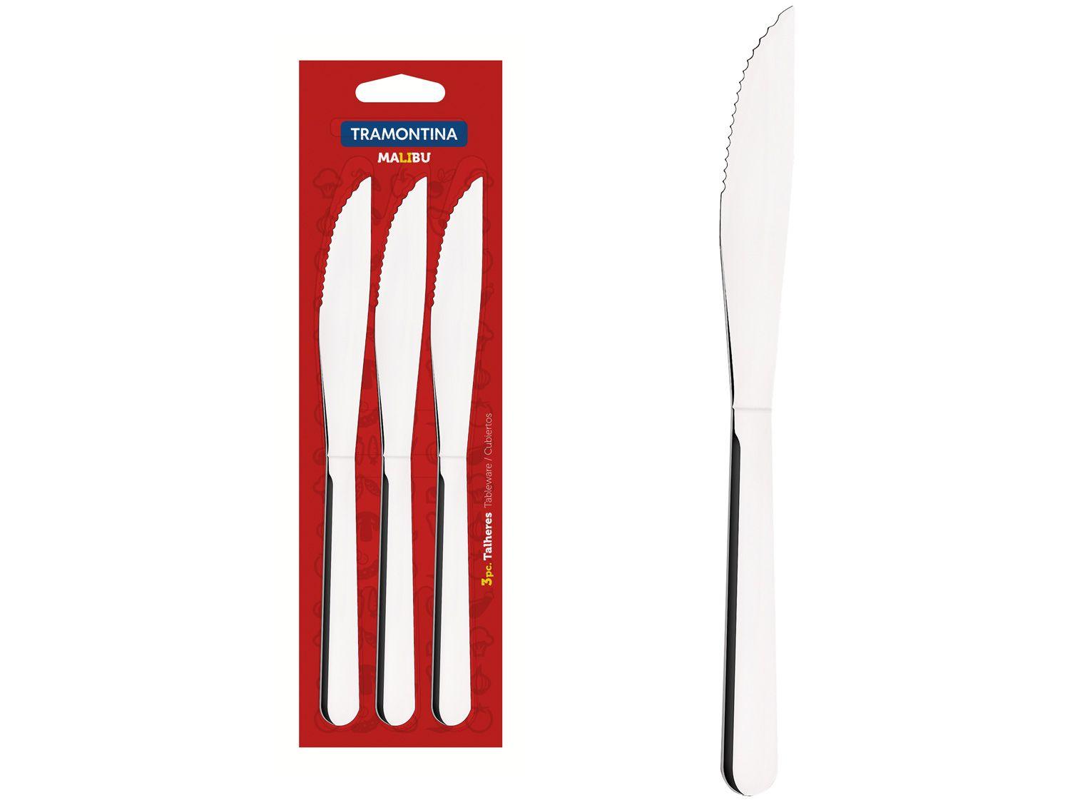 Jogo de Facas Churrasco Tramontina Inox Malibu