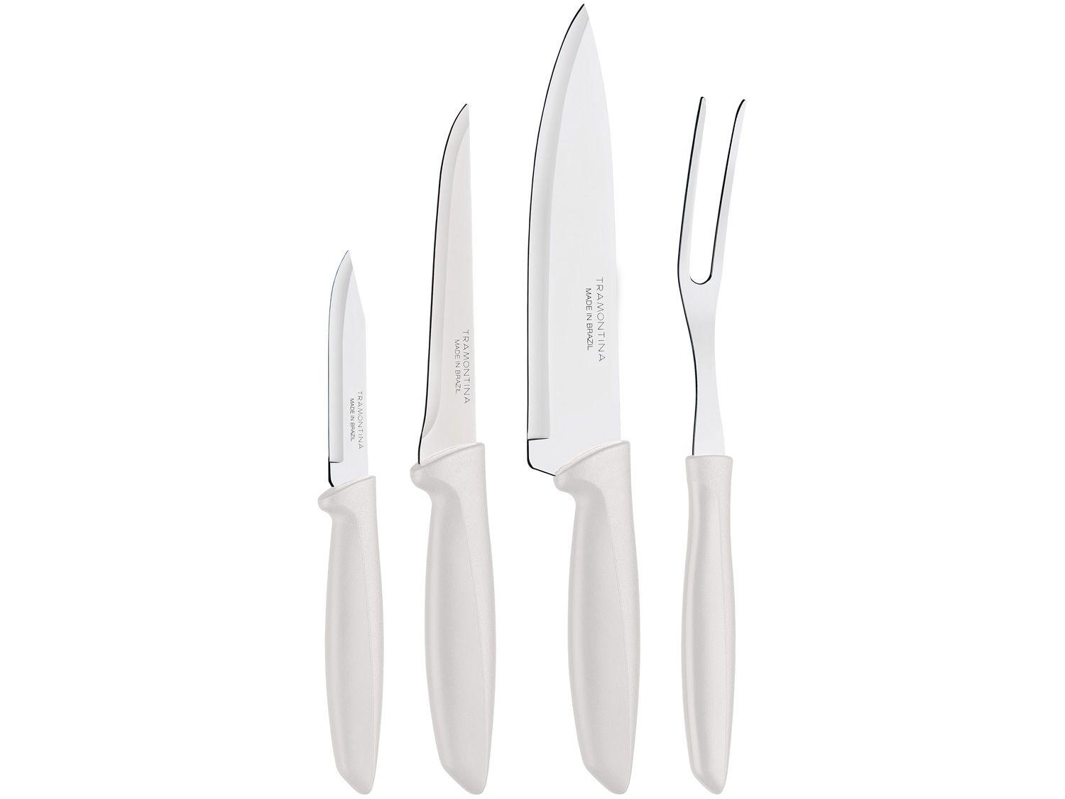 Jogo de Facas Tramontina Inox Plenus 4 Peças