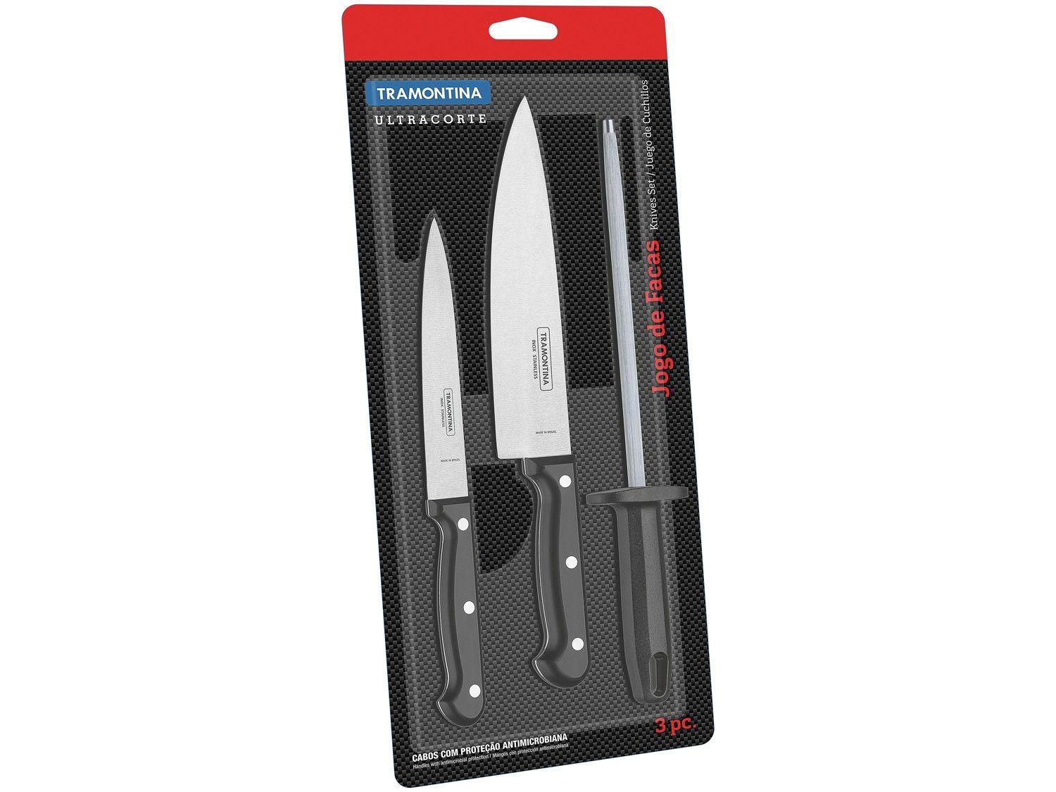 Jogo de Facas Tramontina Inox