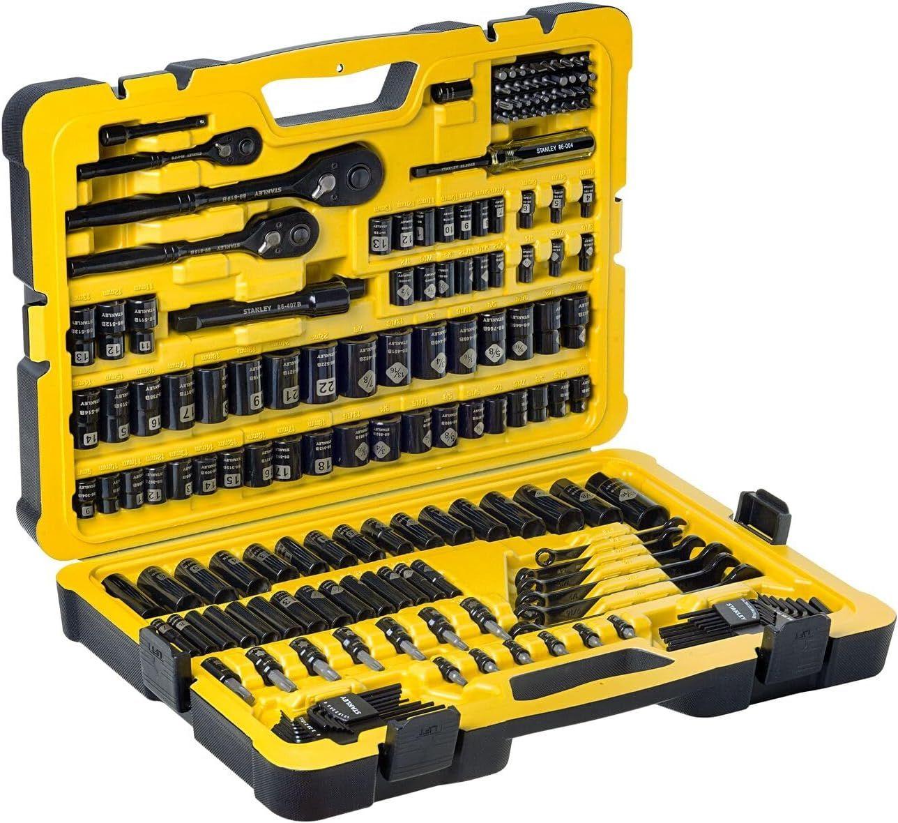 Jogo de ferramentas Stanley com 183 peças — Stanley — Jogos de ferramentas