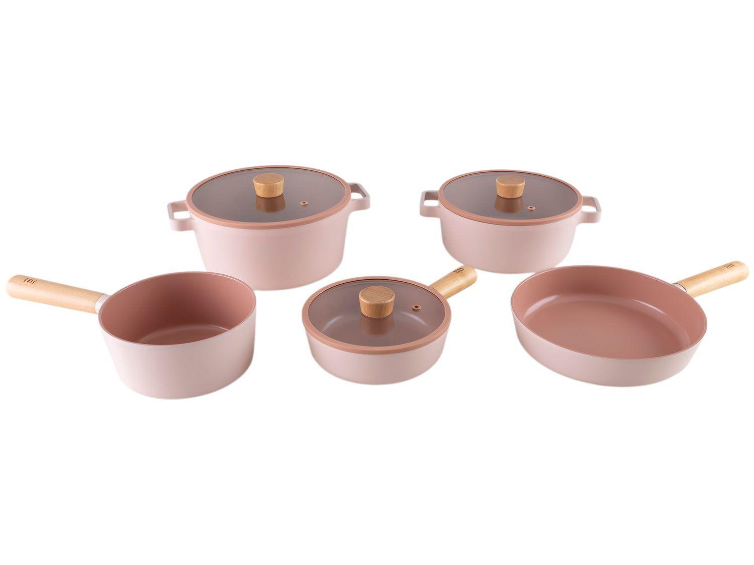 Jogo de Panelas Neoflam Revestimento Cerâmico de Alumínio 5 Peças Fika