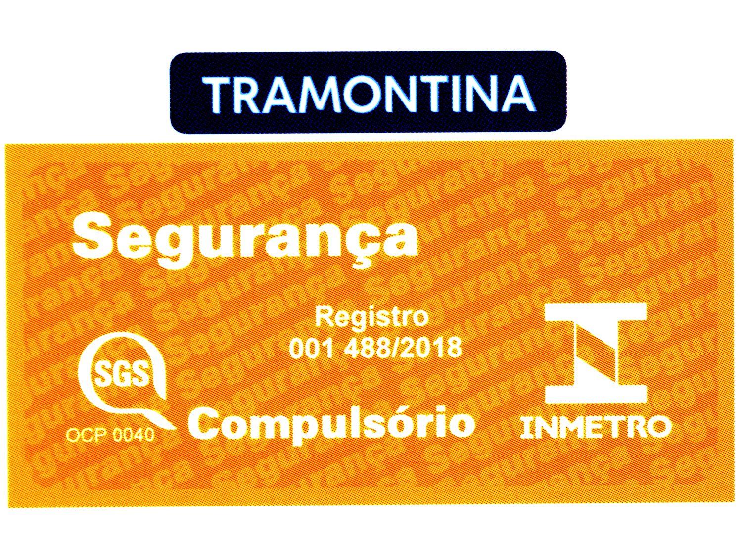 Jogo de Panelas Tramontina Revestimento Cerâmico de Alumínio Vermelho 4 Peças Glenz