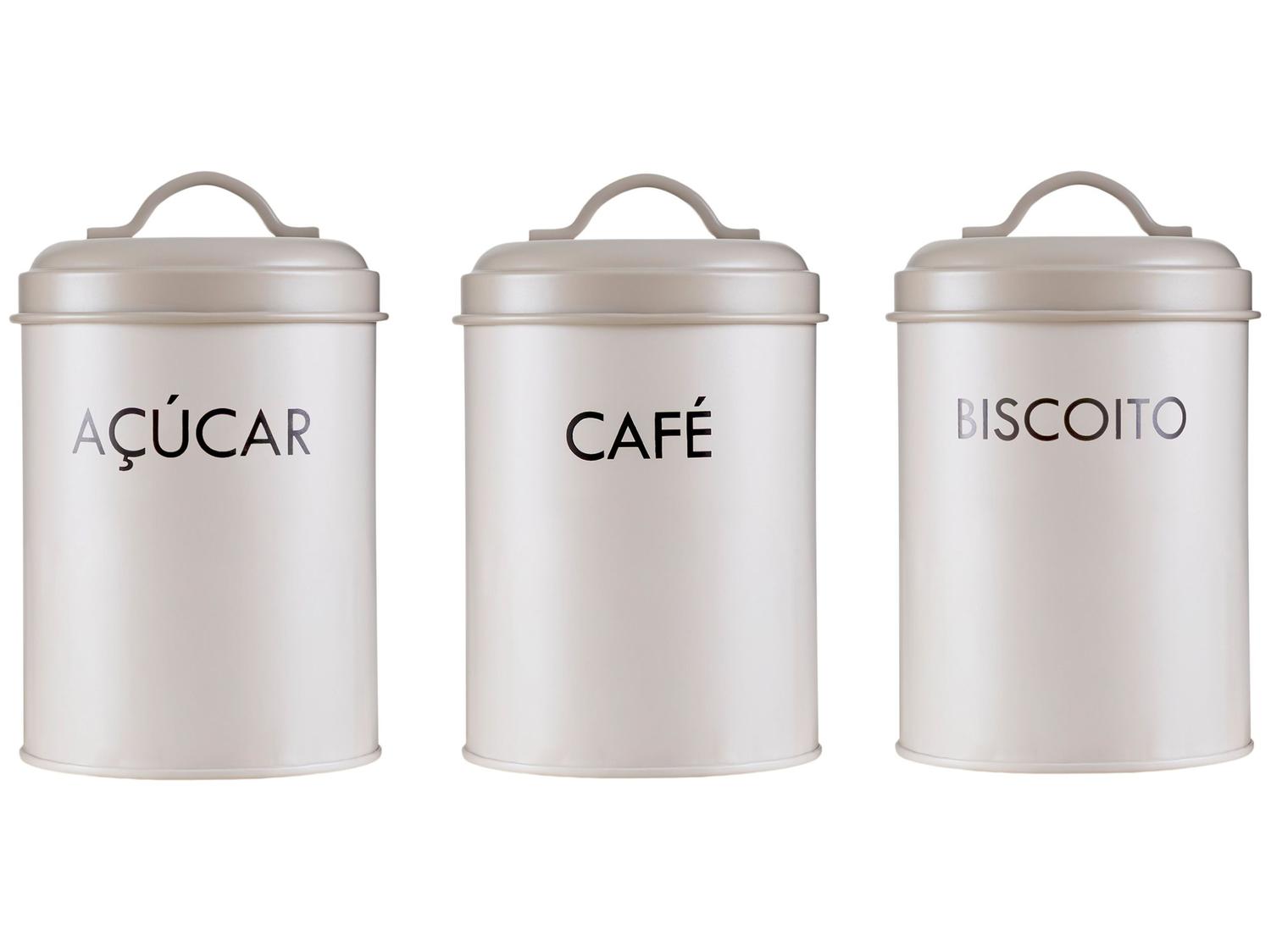 Jogo de Potes Haus Concept com Tampa Redondo