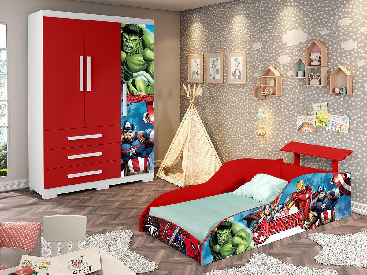 Jogo De Quarto Infantil Vingadores Loja Tigus Quarto Infantil Completo Magazine Luiza