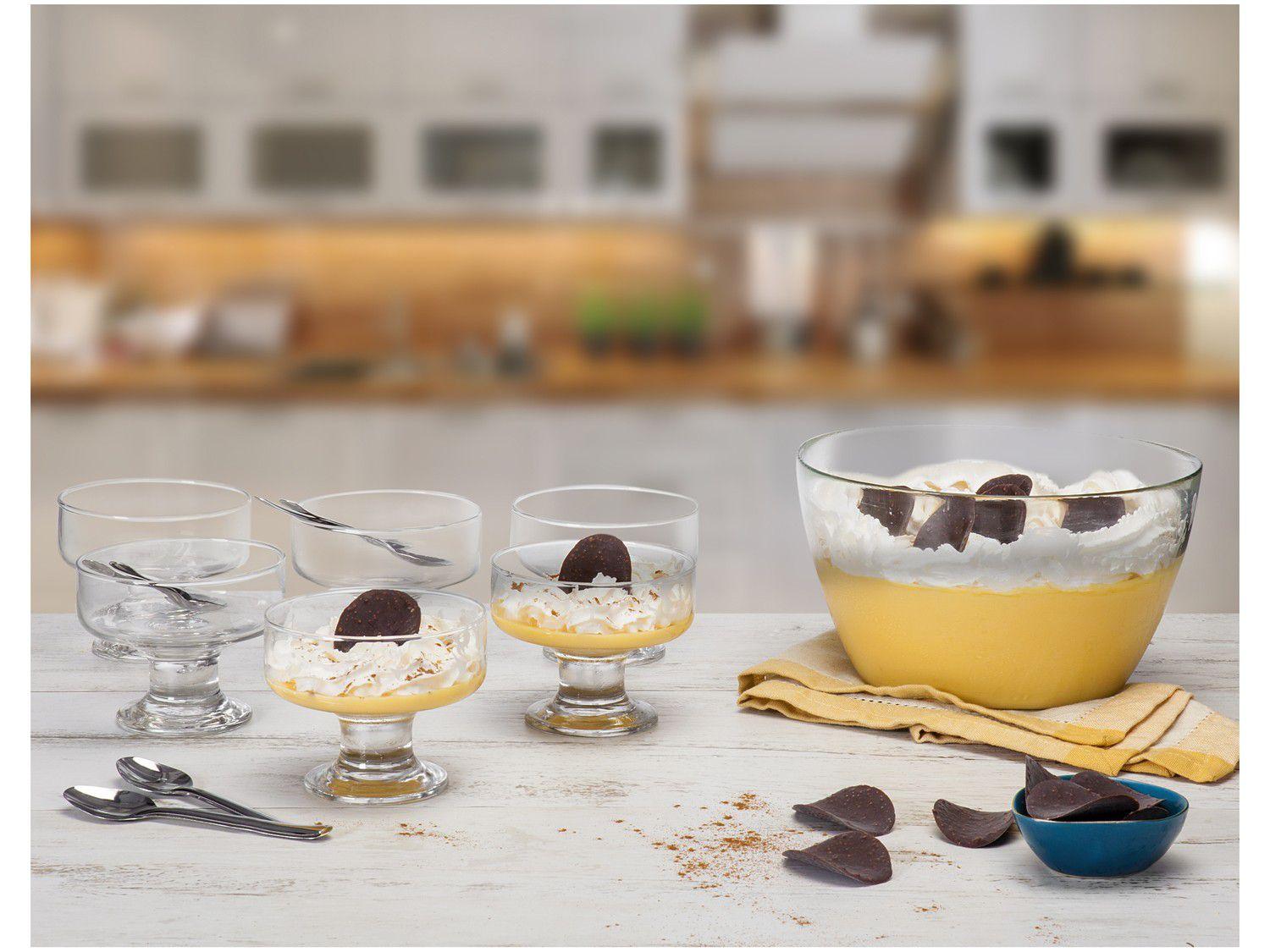 Jogo de Sobremesa Vidro Ruvolo Gourmet Athenas