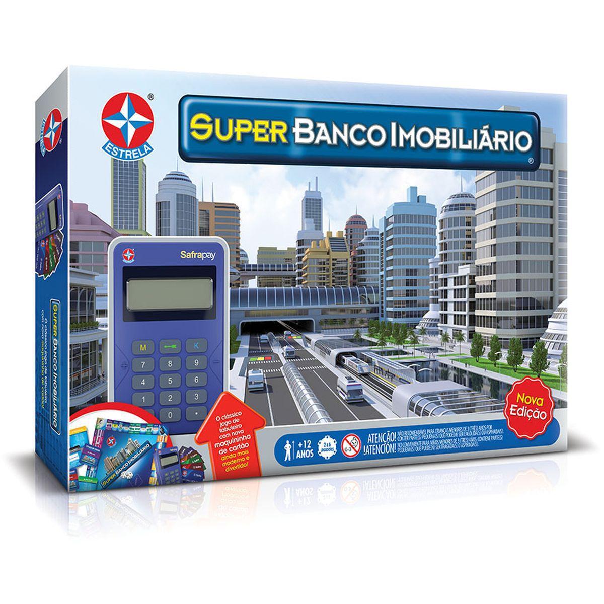 Jogo De Tabuleiro Banco Imobiliario Super - ESTRELA - Jogos De ...