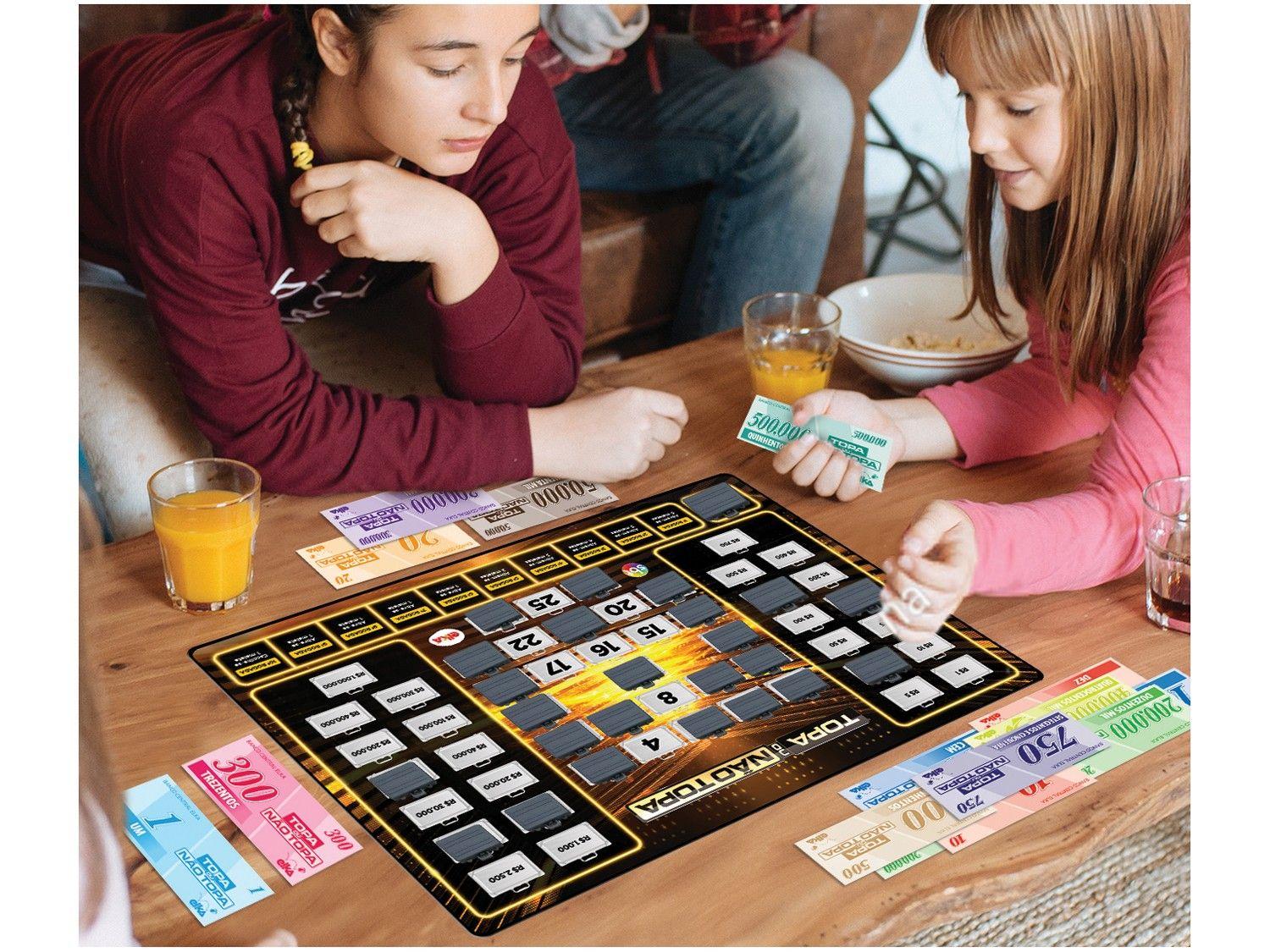 Jogo de Tabuleiro com Acessórios Topa ou Não Topa