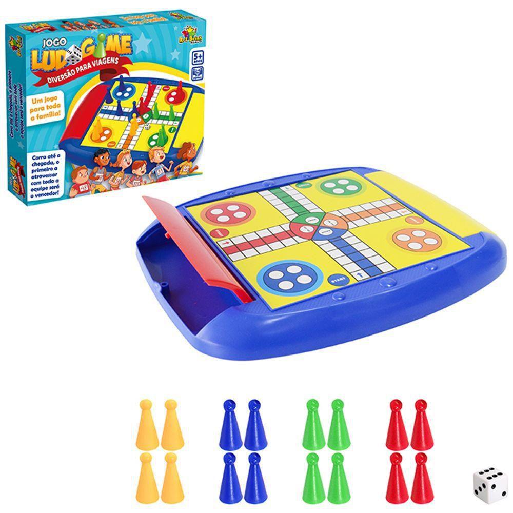 Jogo De Tabuleiro 2 Em 1 Ludo E Sobe E Desce Infantil