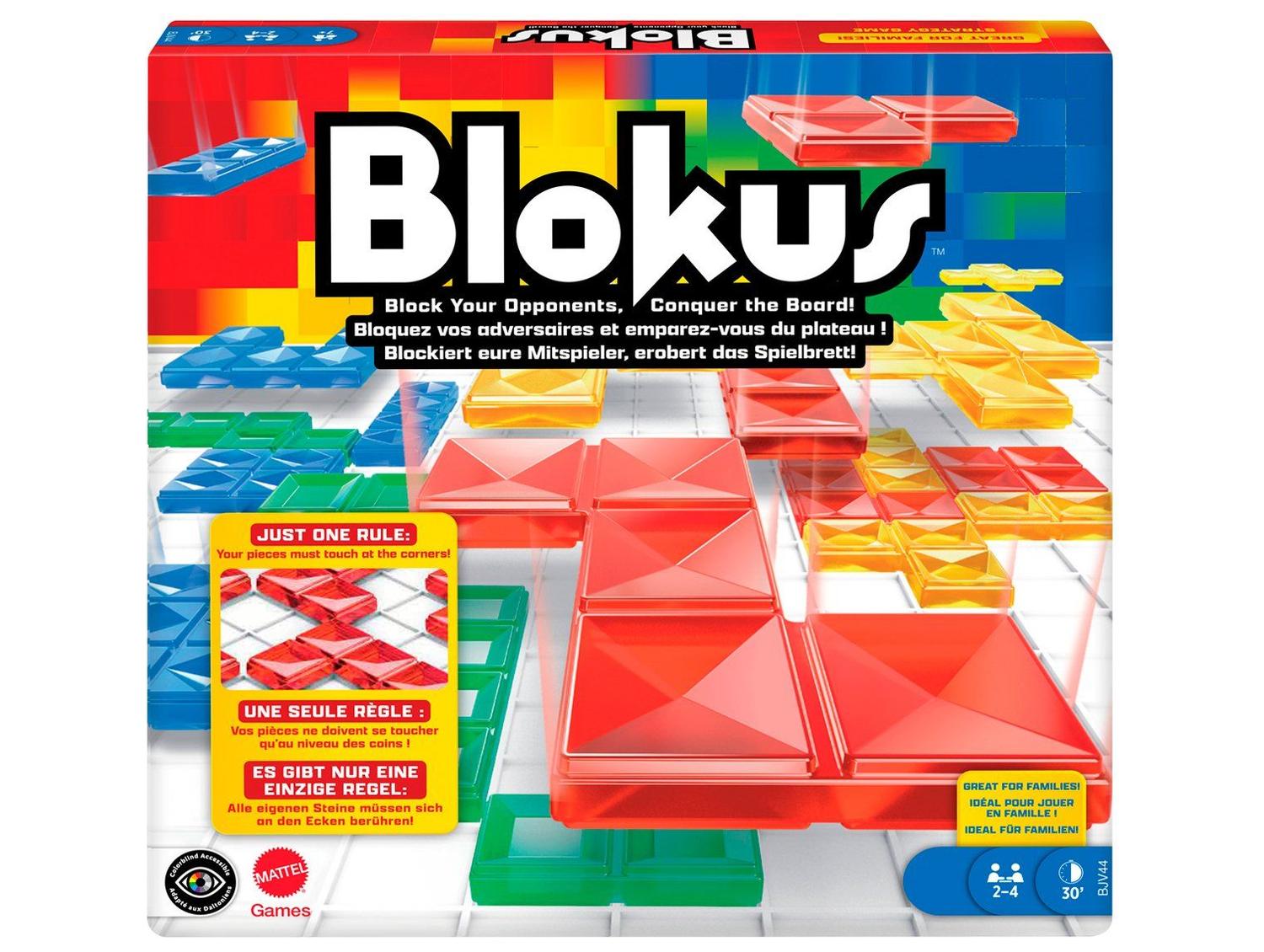 Jogo de Tabuleiro Mattel Games Blokus. Estratégia e lógica.| Colorido