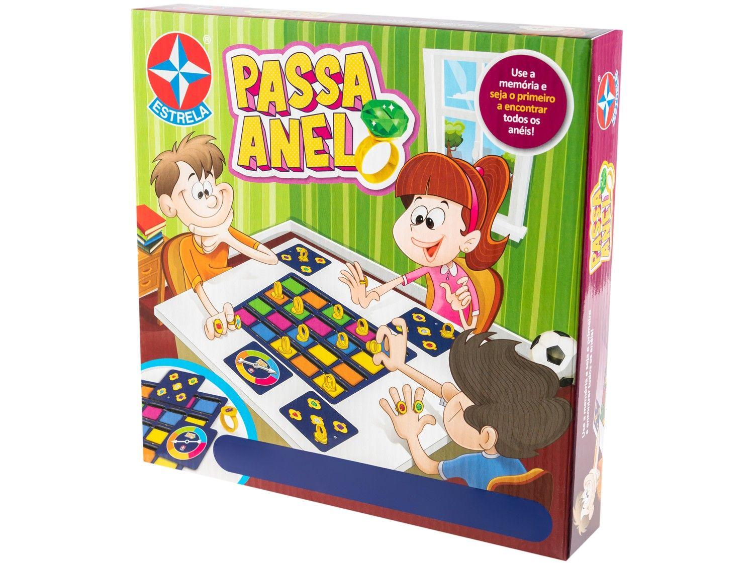 Jogo de Tabuleiro Passa Anel 
