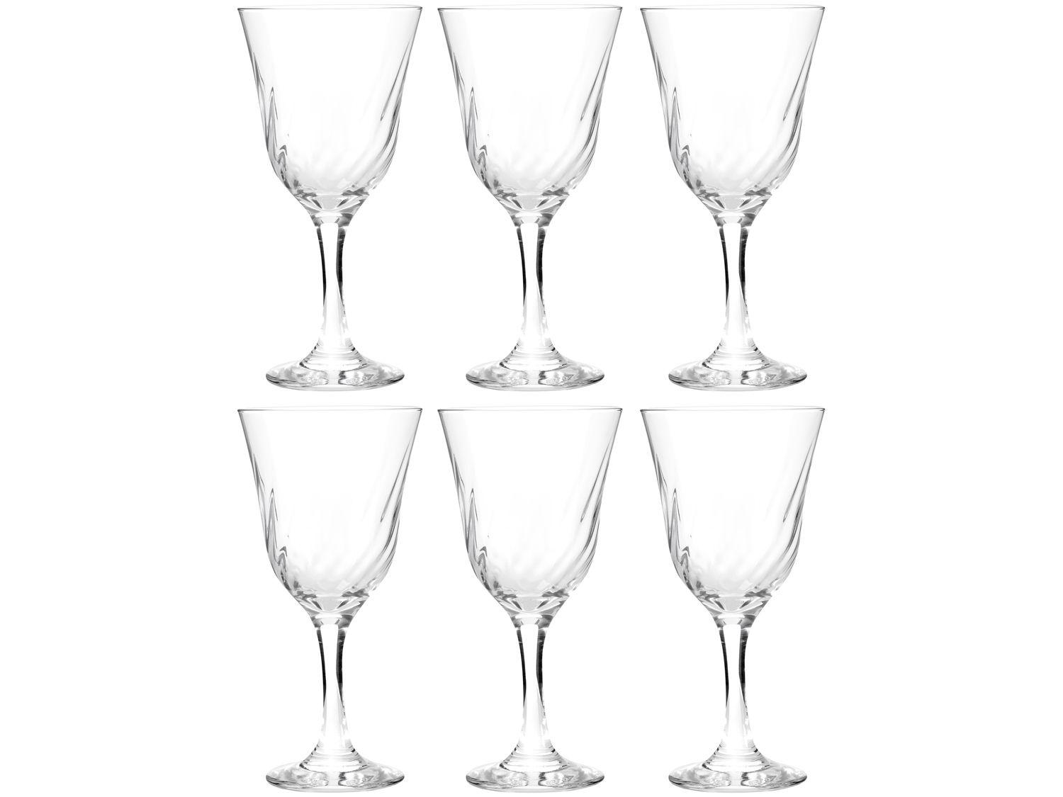 Jogo de Taças para Vinho Vidro 6 Peças 250ml