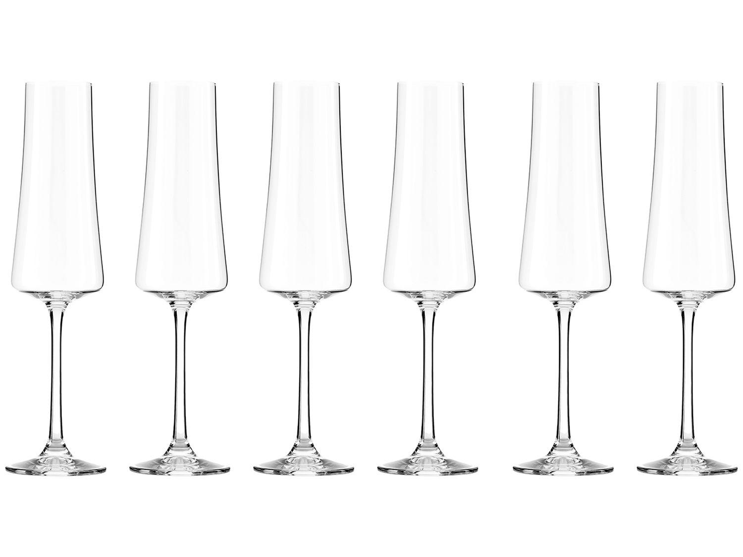 Jogo de Taças Transparente 210ml 6 Peças Haus Concept Pleasure