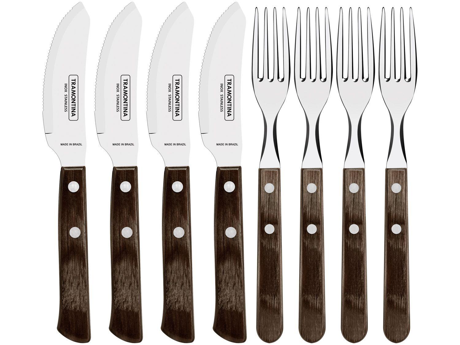 Jogo de Talheres Tramontina Inox Churrasco 8 Peças