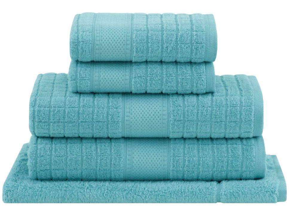 Jogo de Toalhas Buddemeyer 100% Algodão Delicata Air Cotton Jacquard Felpa Verde 5 Peças