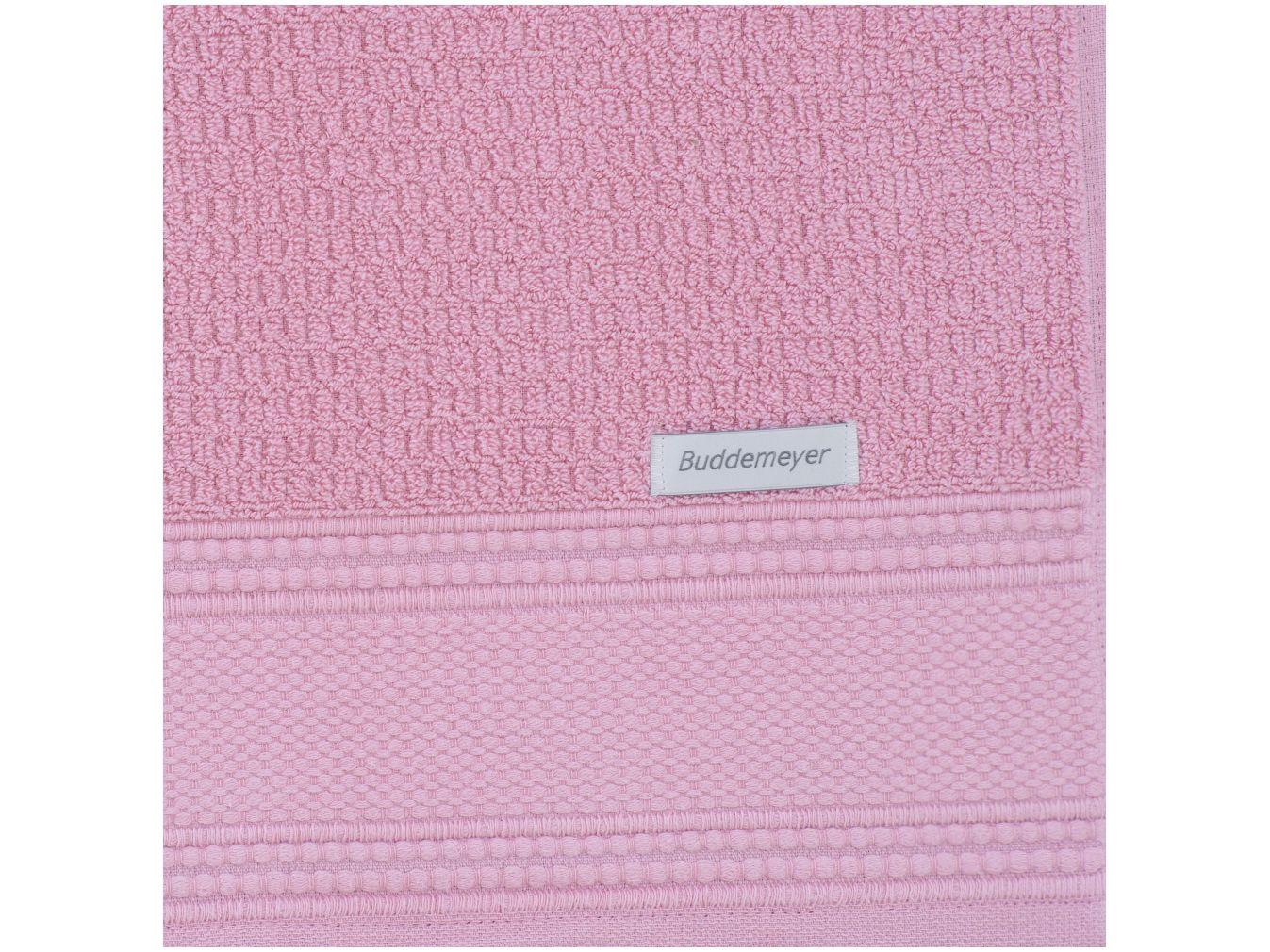 Jogo de Toalhas Buddemeyer 100% Algodão Novita Extra Soft Jacquard Felpa Rosa 4 Peças
