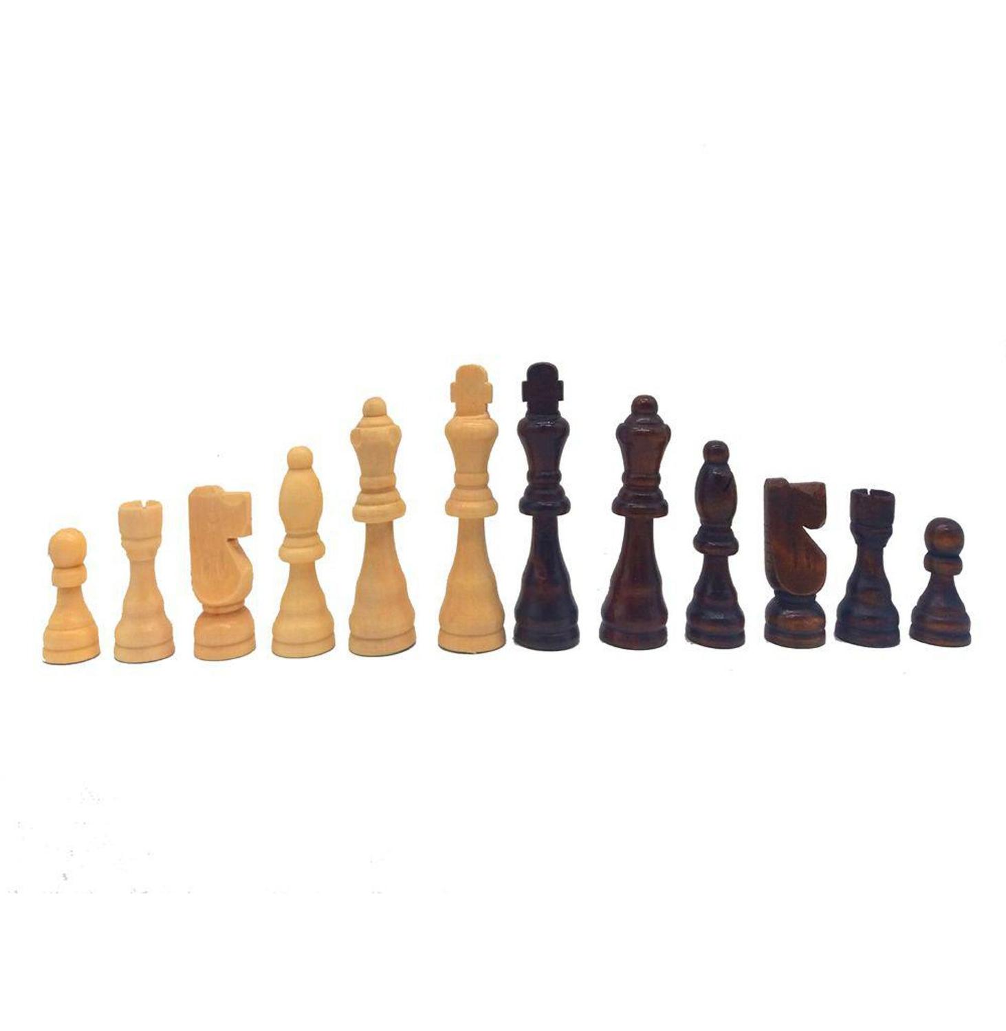 Jogo de Xadrez tabuleiro e peças madeira oficial - Hoyle - Jogo de