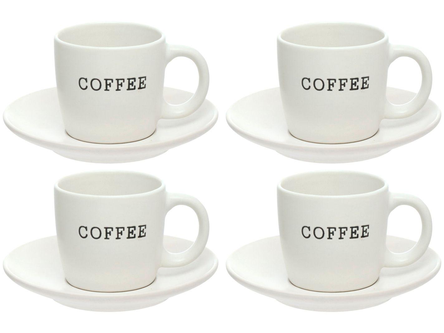 Jogo de Xícaras de Café 130ml Coffee Hauskraft Cremona 4 Peças