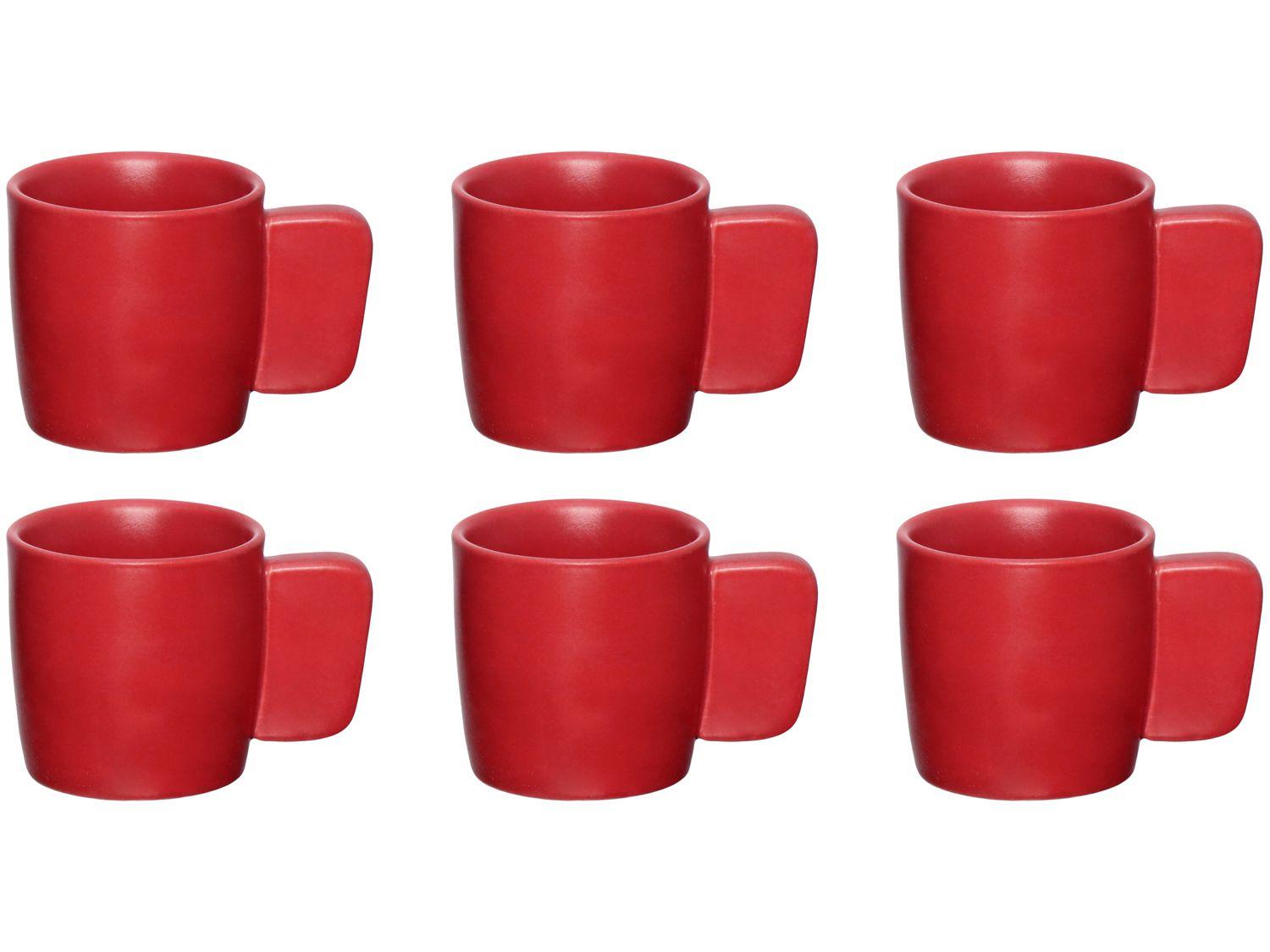 Jogo de Xícaras de Café 80ml Hauskraft Willow 6 Peças