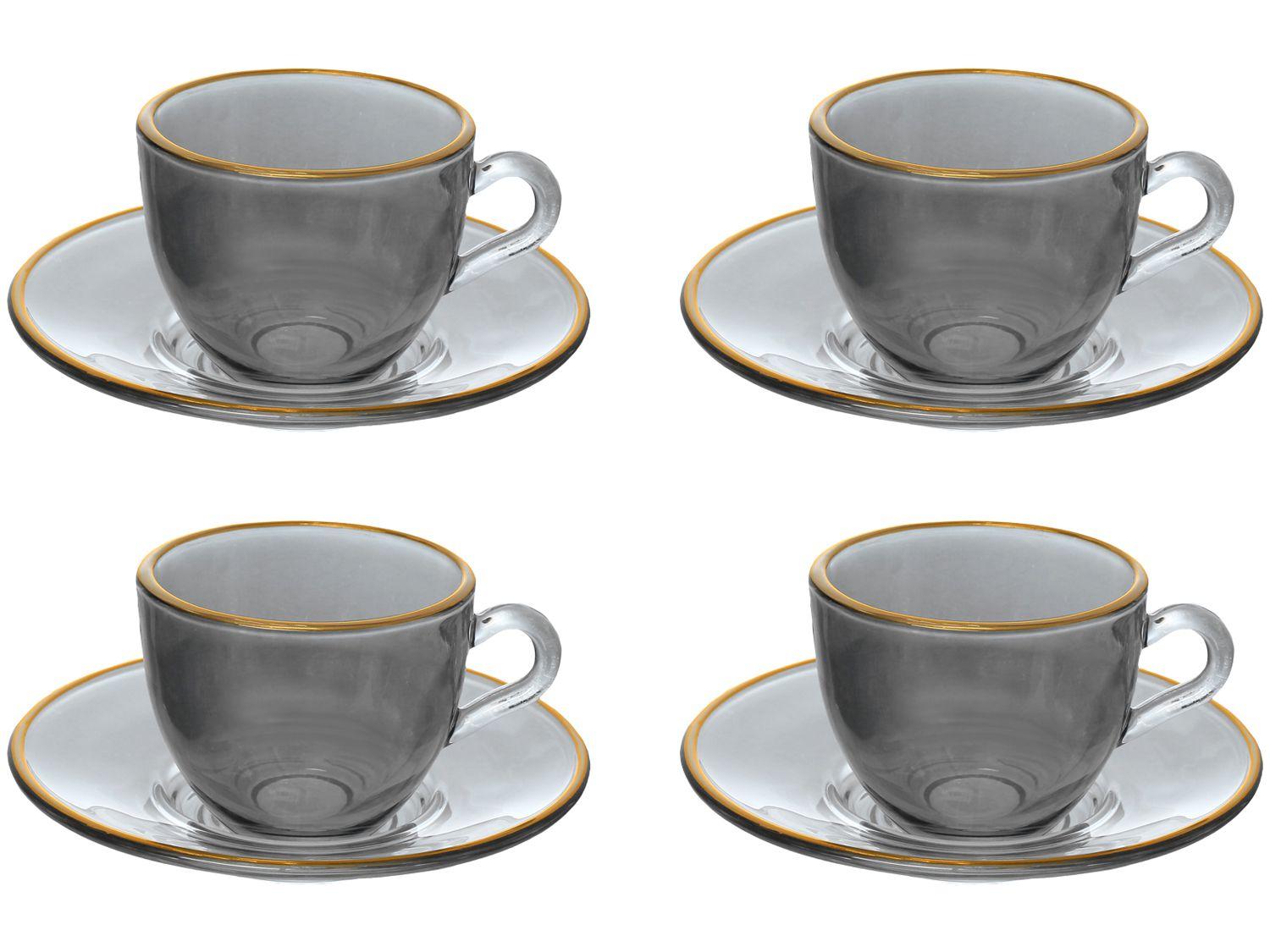 Jogo de Xícaras de Café 85ml Hauskraft Matte 4 Peças