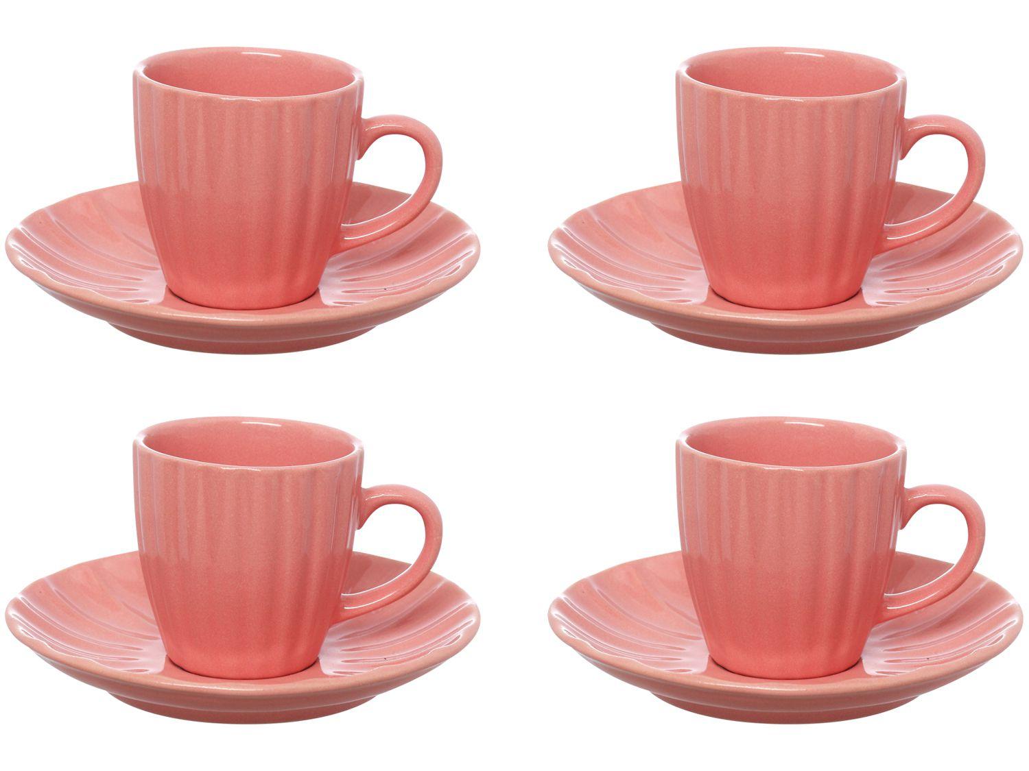 Jogo de Xícaras de Café 90ml Hauskraft Bella 4 Peças