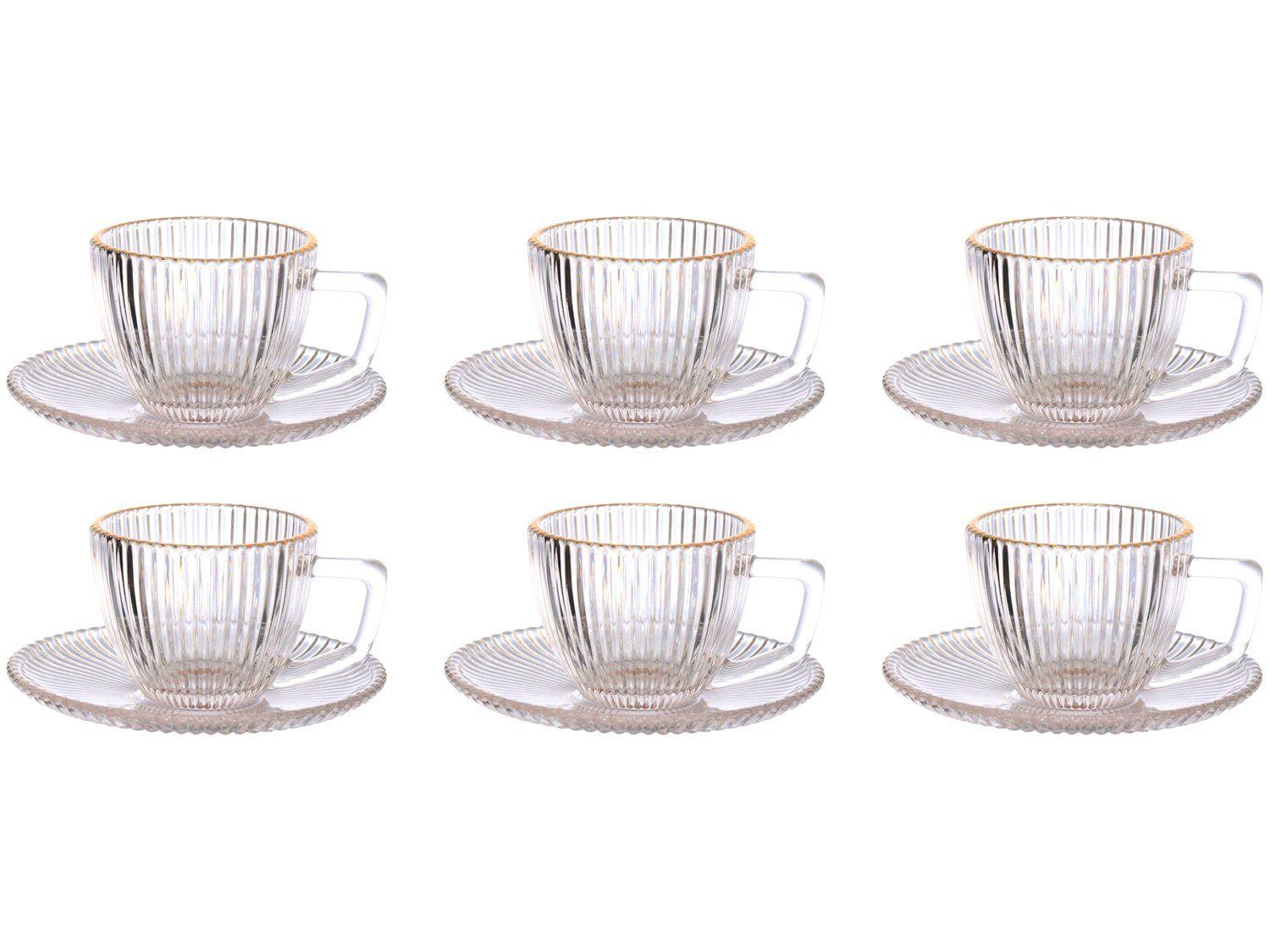 Jogo de Xícaras de Café 90ml Hauskraft Graffiato 6 Peças