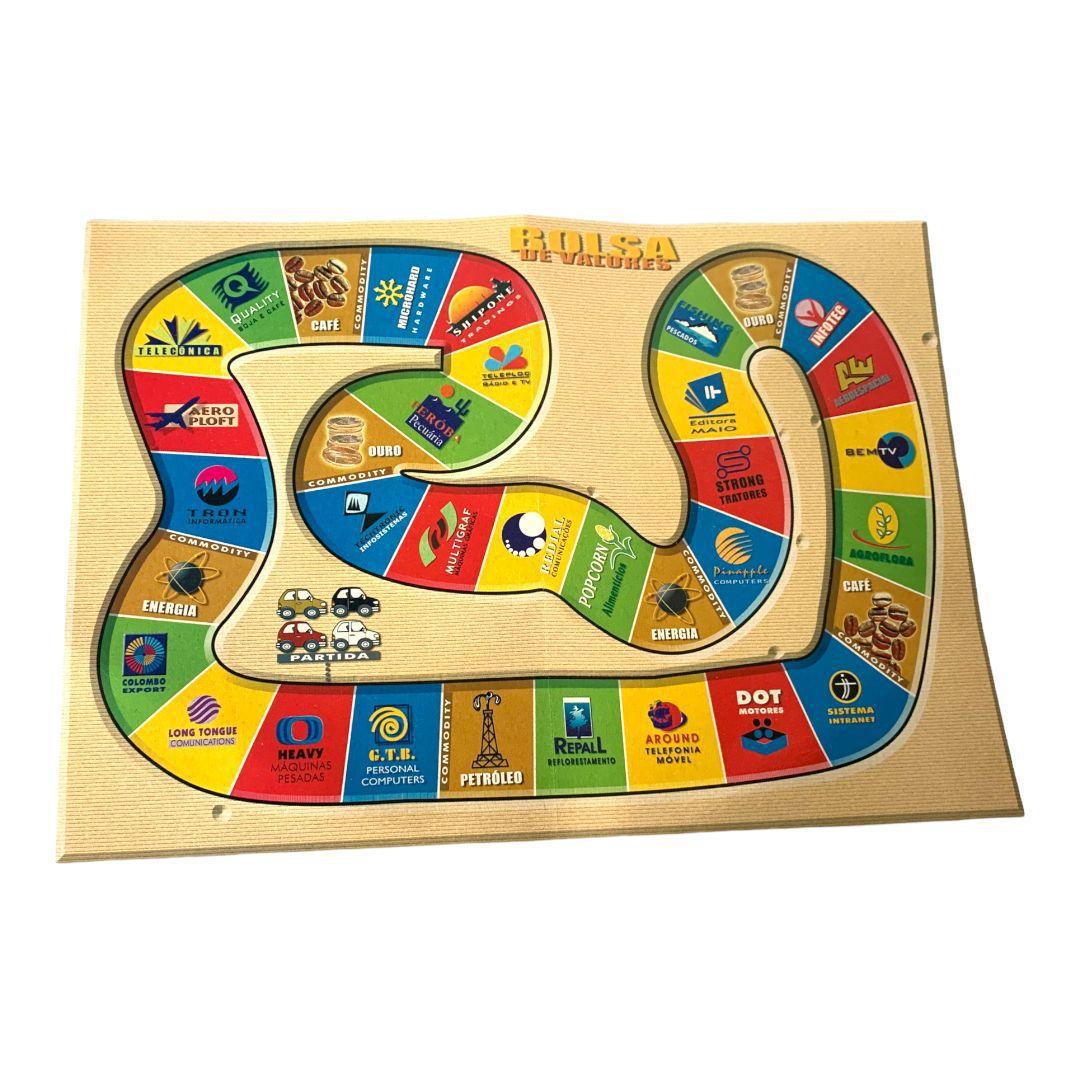 Jogo Divertido Bolsa de Valores Com Tabuleiro e Acessórios Cartela  Brinquedo Infantil.