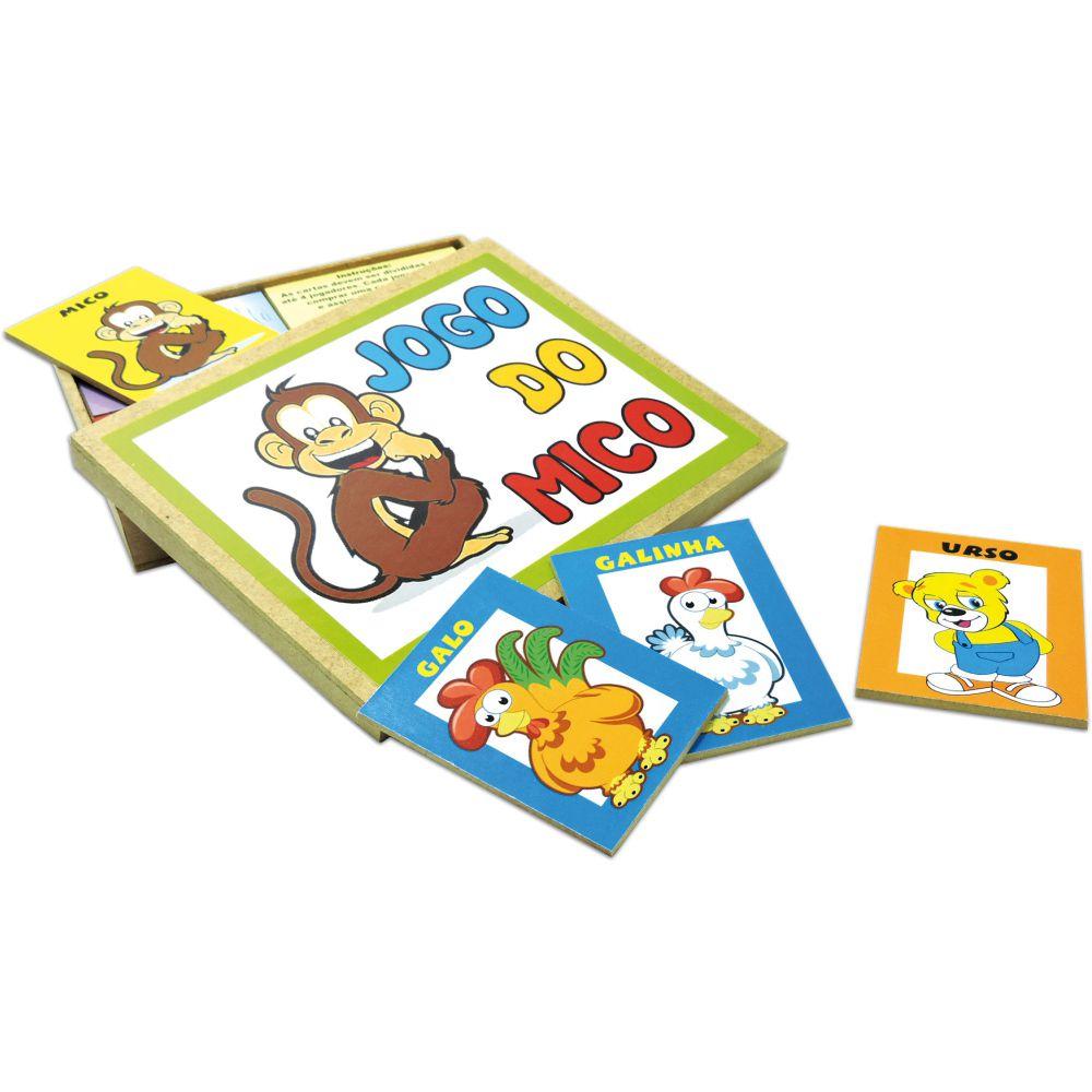 Jogo Do Mico Madeira Colorido 4708 Maninho Artesanatos Outros Jogos Magazine Luiza