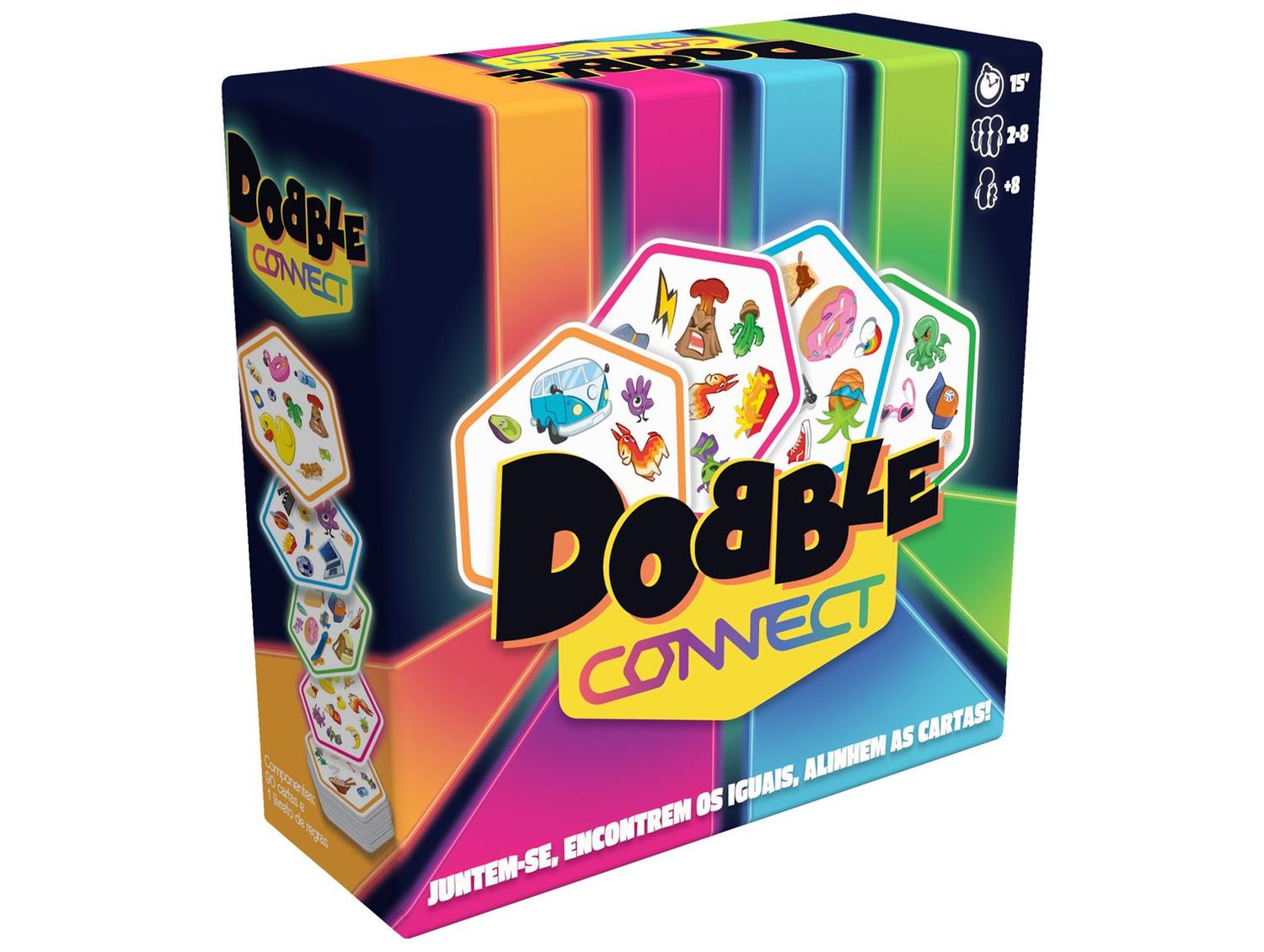 Jogo Dobble Connect Galápagos 91 Peças