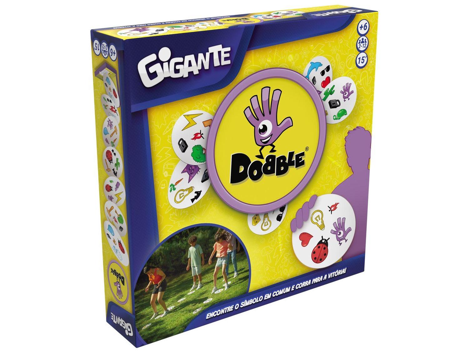 Jogo Dobble Gigante Galápagos 21 Peças| Colorido