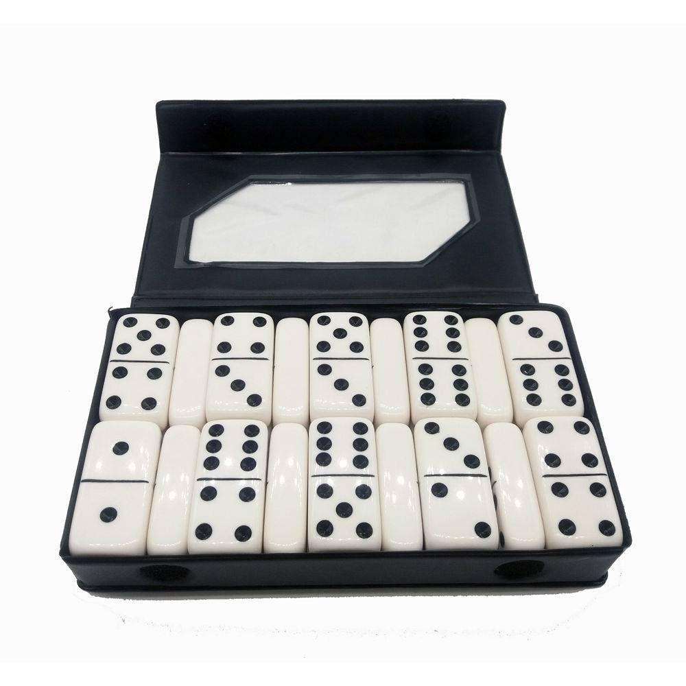 Jogo De Domino Profissional Grosso Osso C/28 Pecas Colorido