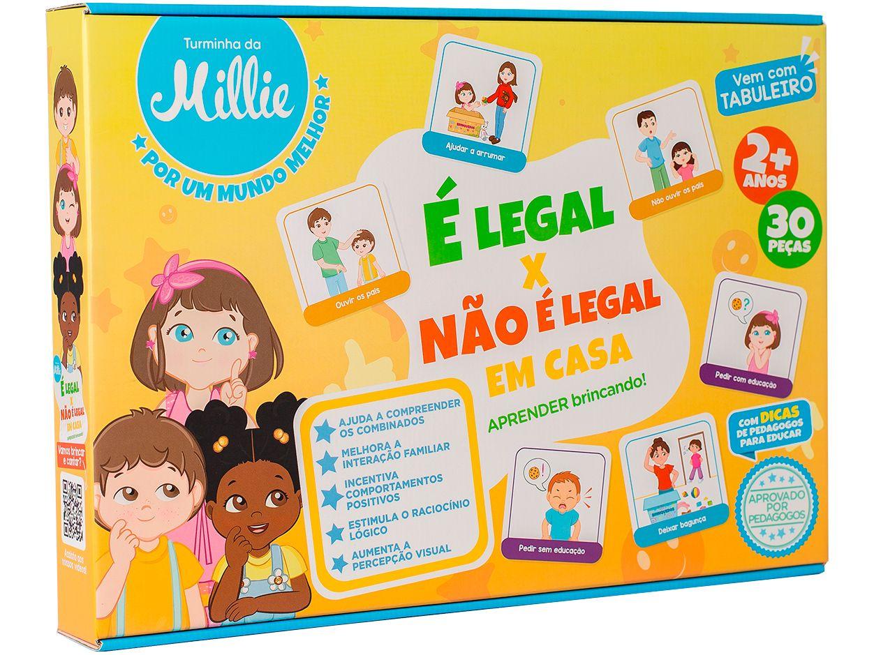 Jogo É Legal x Não é Legal em Casa Turminha da