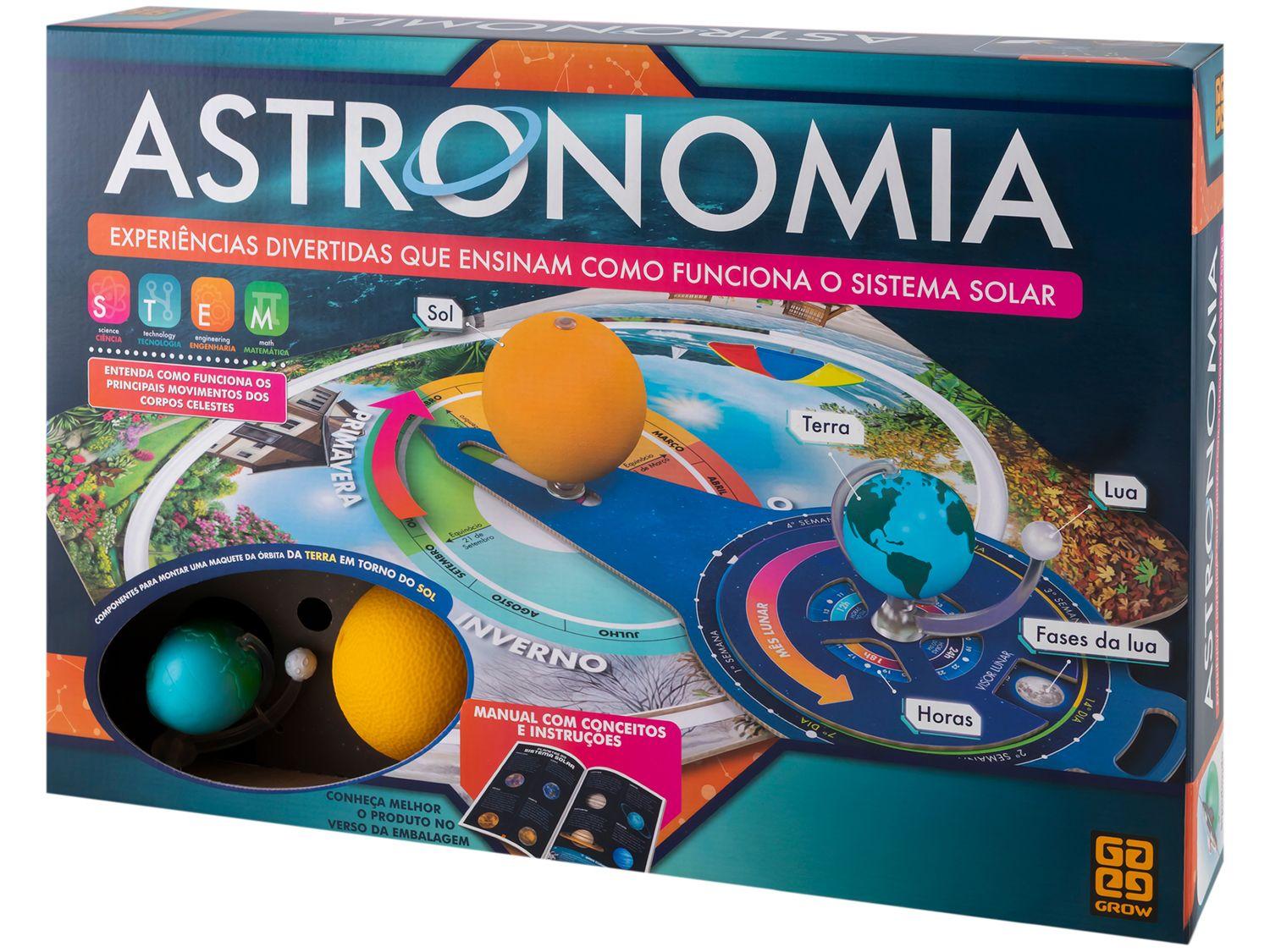 Jogo Educativo Astronomia Tabuleiro Grow