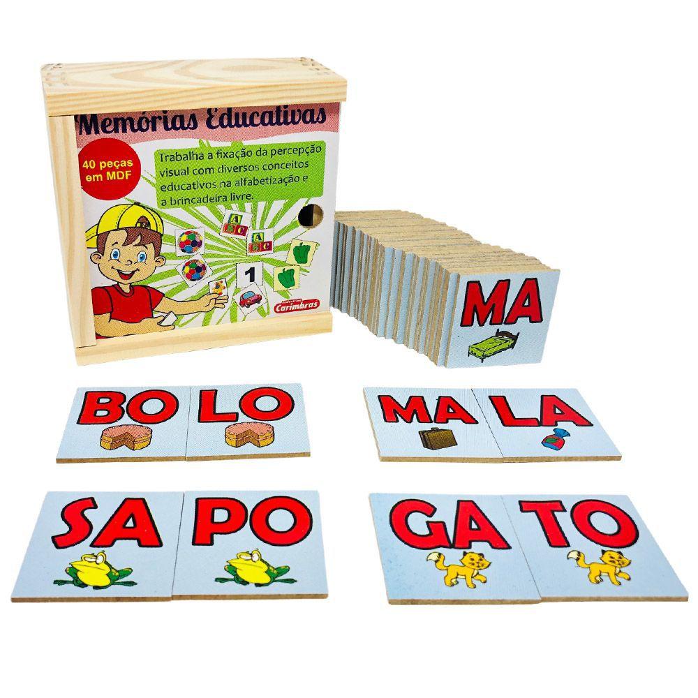 Jogo Brinquedo Infantil Monta Palavras Multidisciplinar Pedagógico