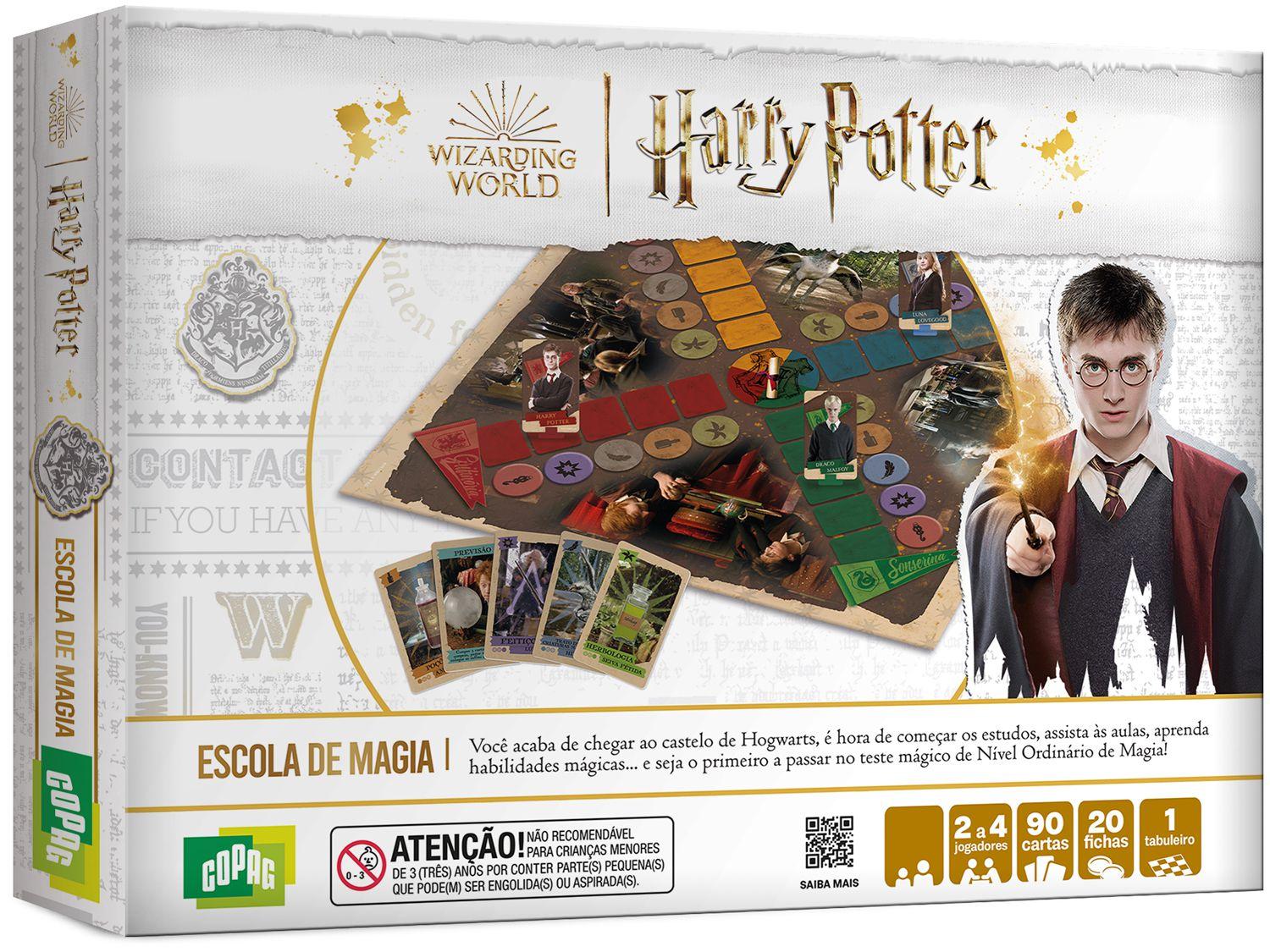 Jogo Escola de Magia Harry Potter Tabuleiro Copag, Shopping