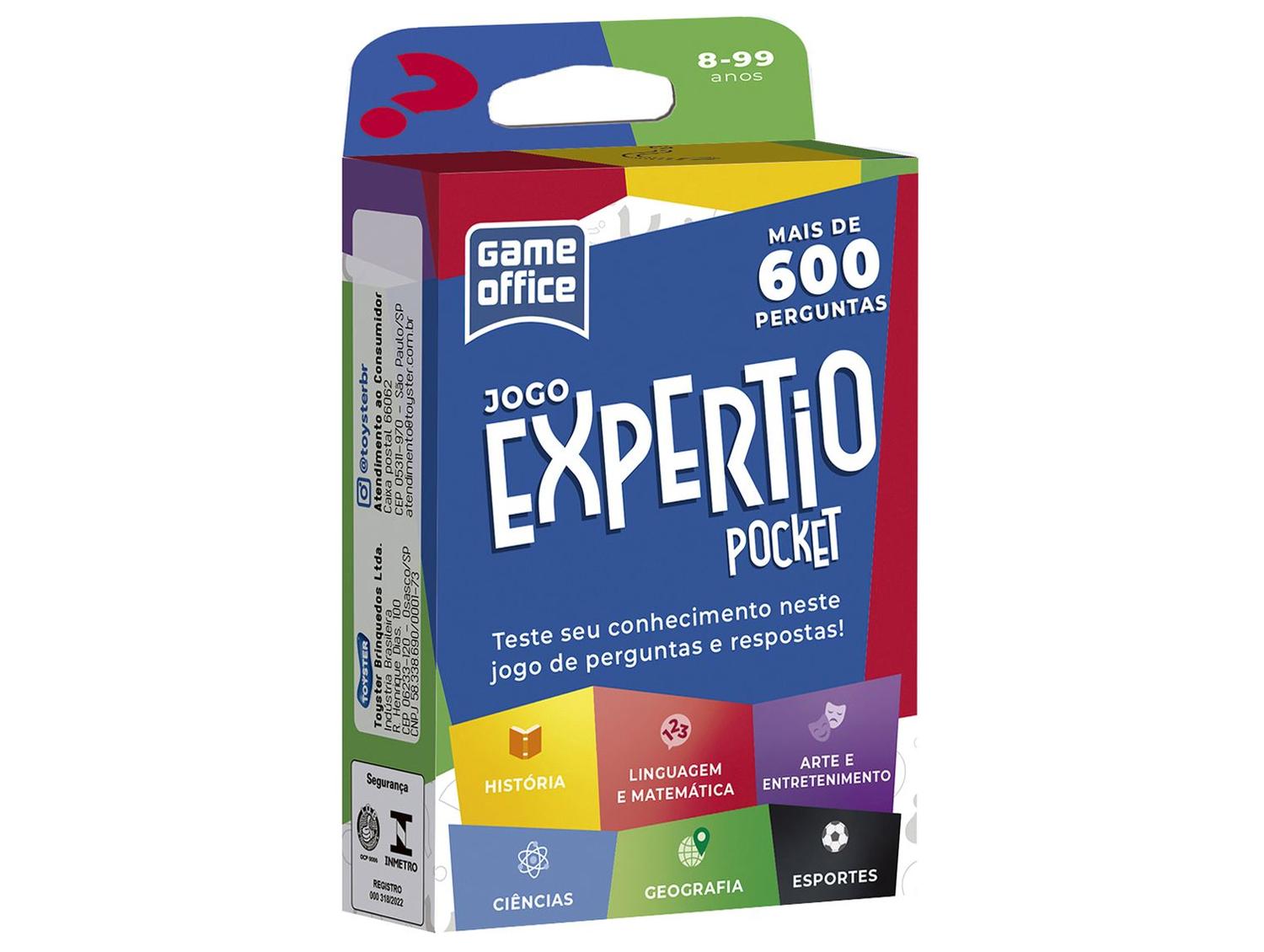Jogo Expertio Pocket Game Office Toyster 